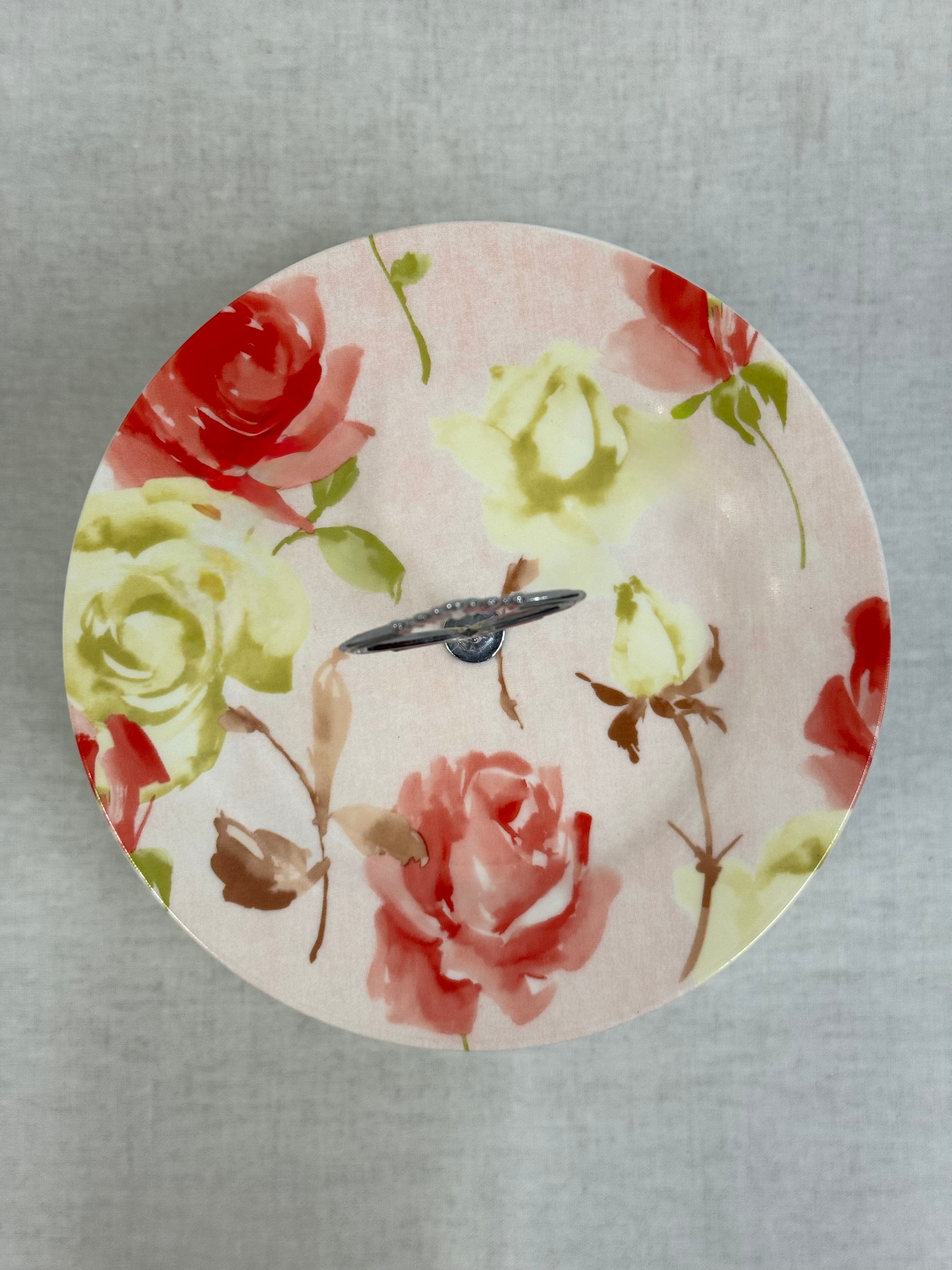 Roses and Polka Dots Three-tier Pastry Tray