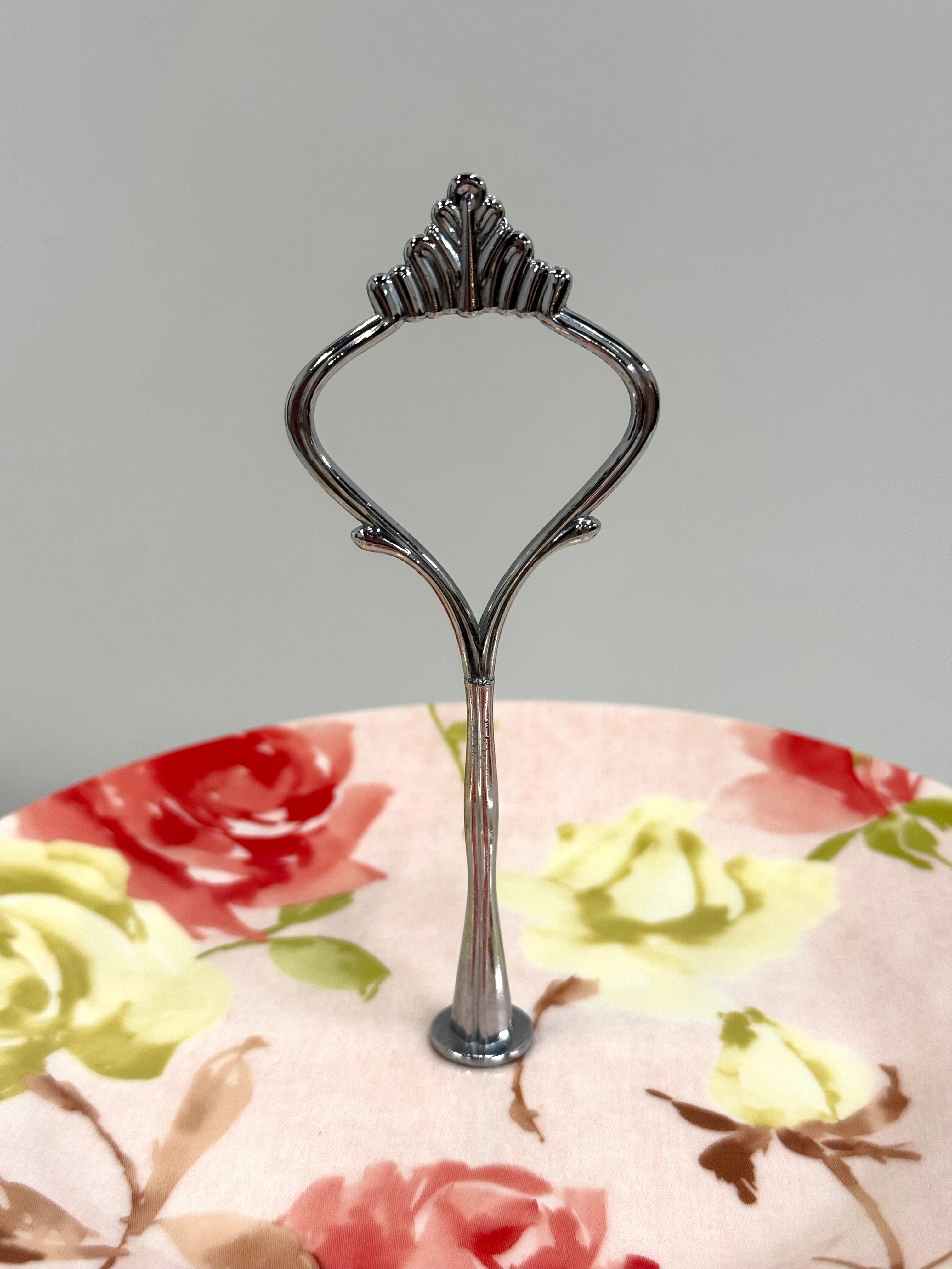 Roses and Polka Dots Three-tier Pastry Tray