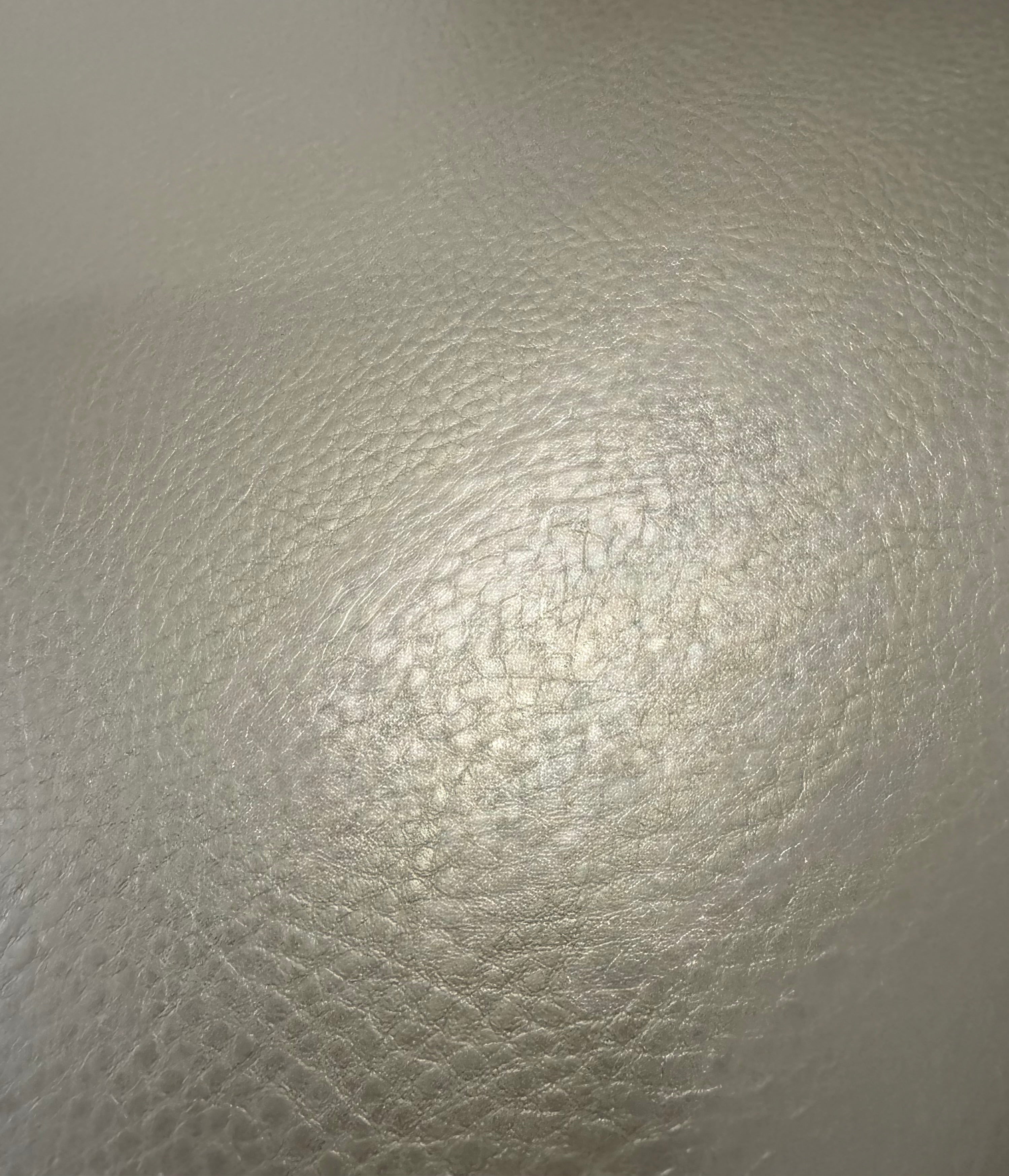 CRATE & BARREL 'Lowe' Leather Counter Stools Set of 2