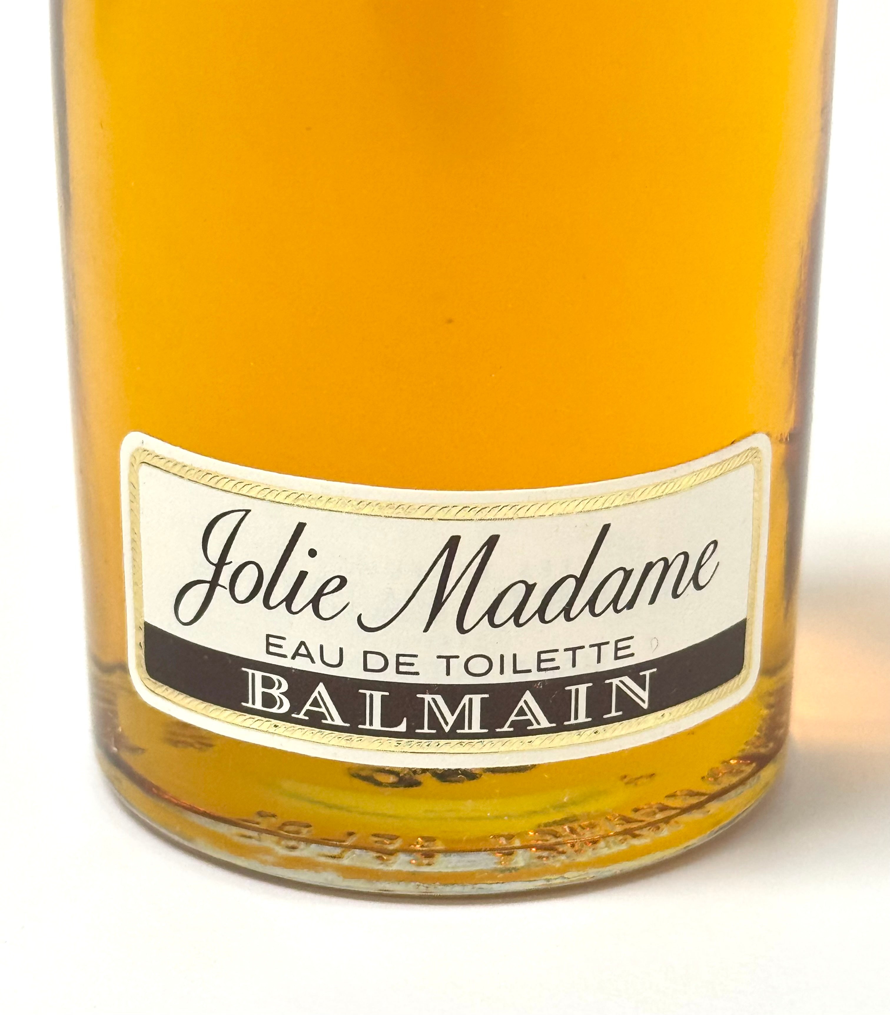 Vintage BALMAIN 'Jolie Madame' Eau de Toilette