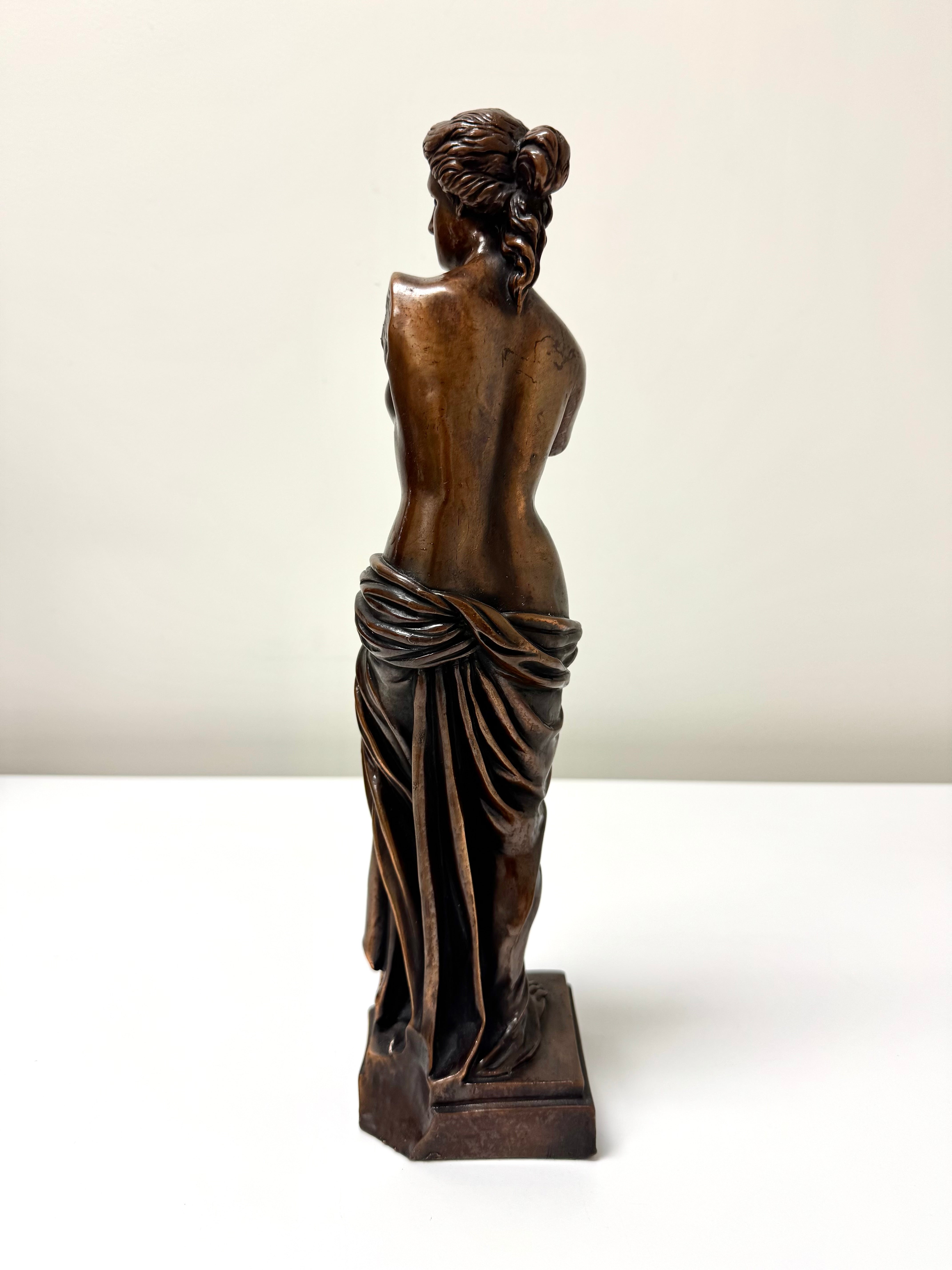 Patinated Copper Venus Figure