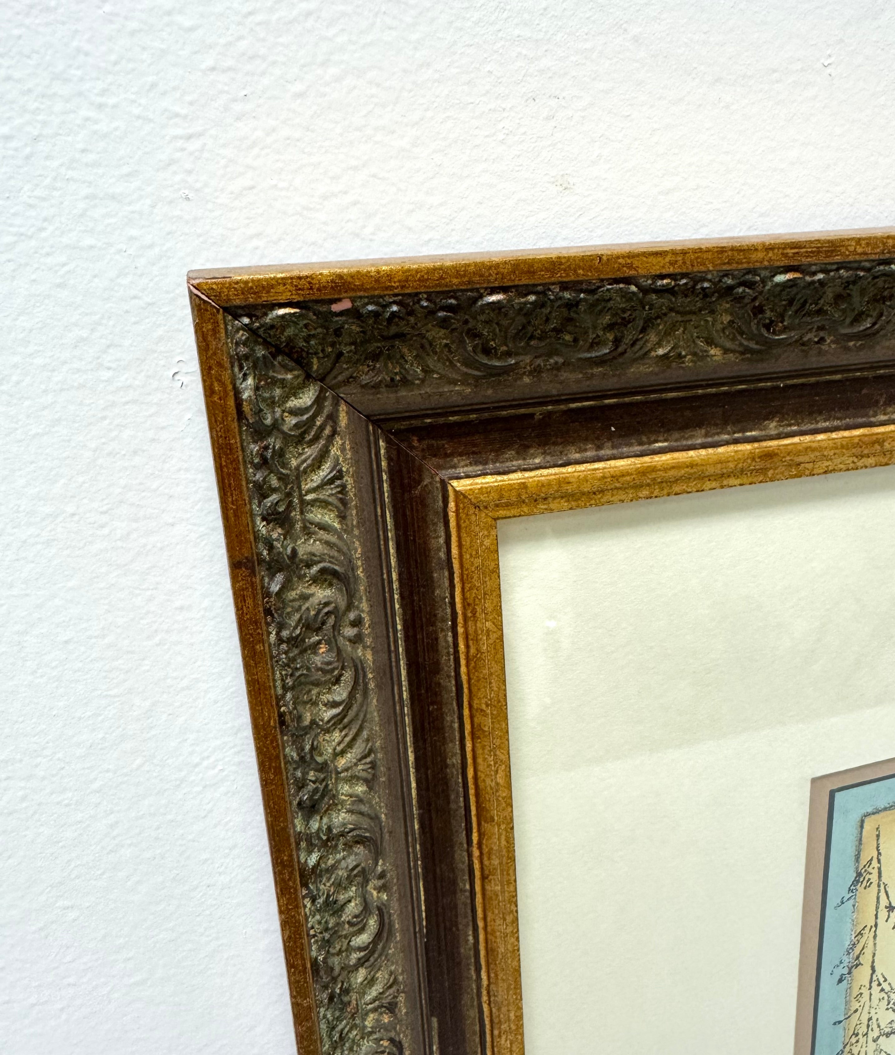 'Butterfly and Wildflowers III' Print