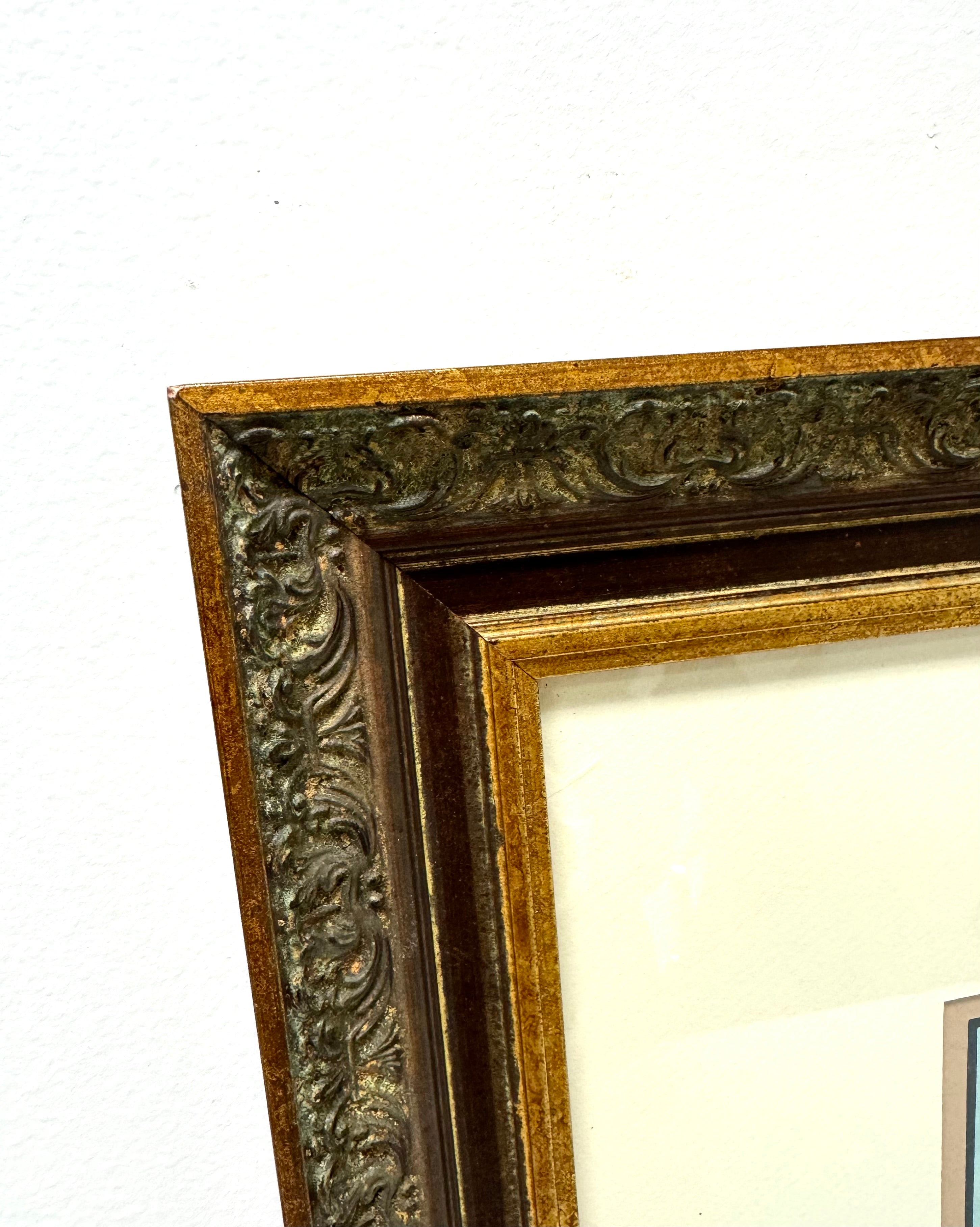 'Butterfly and Wildflowers IV' Print