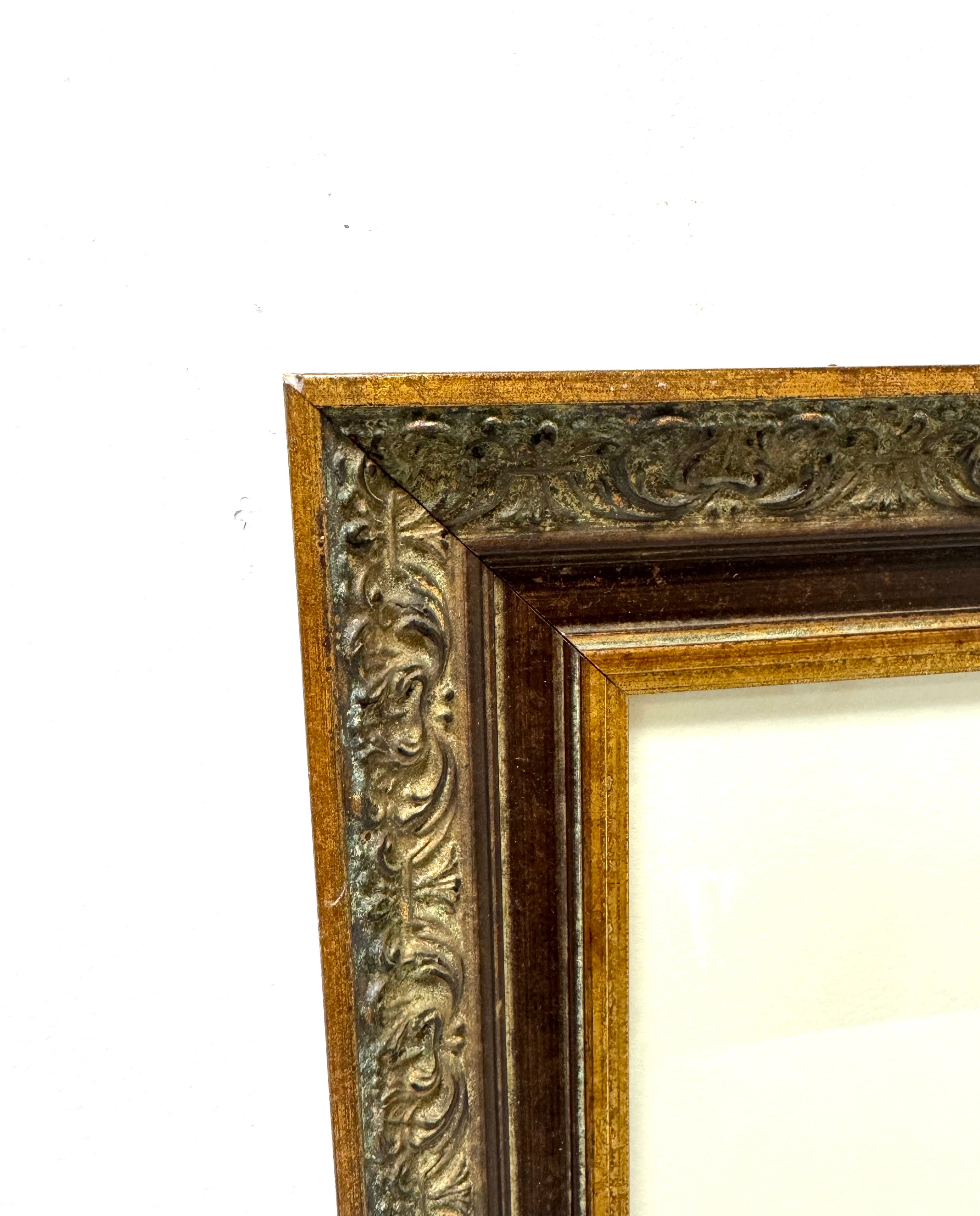 'Butterfly and Wildflowers I' Print