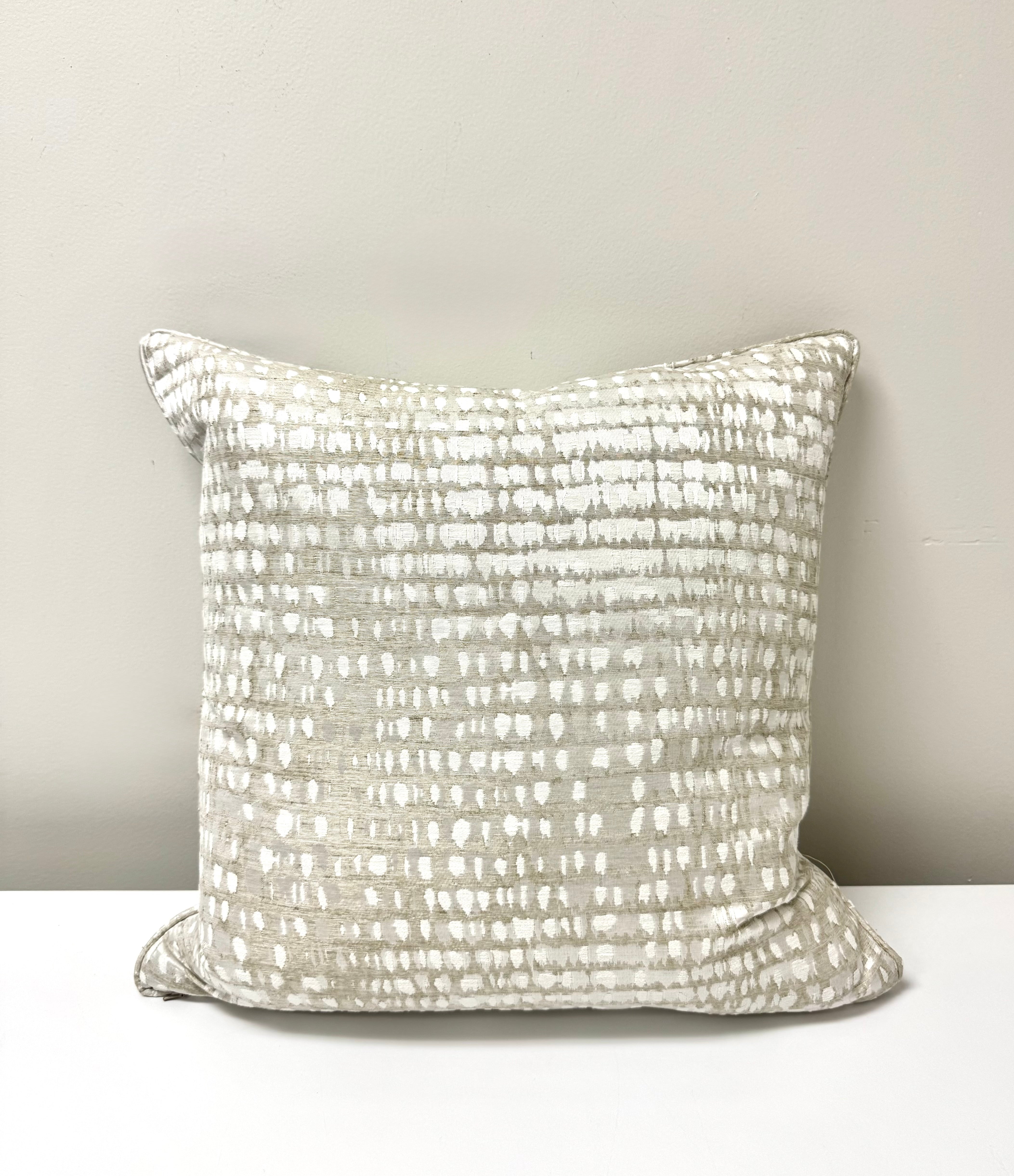 Custom Silk Abstract Dot 20" Pillow