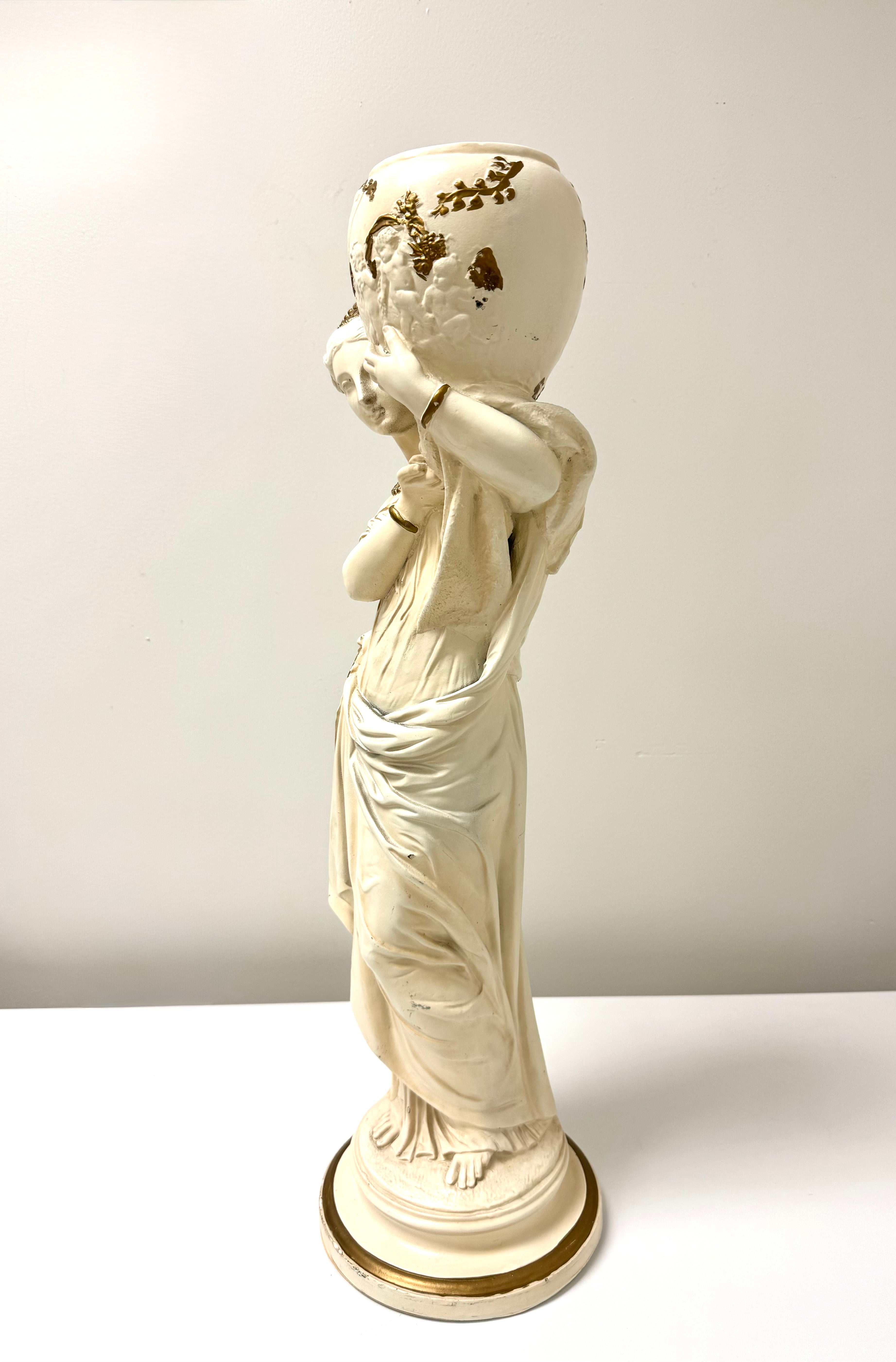 Vintage White Ceramic Statuary