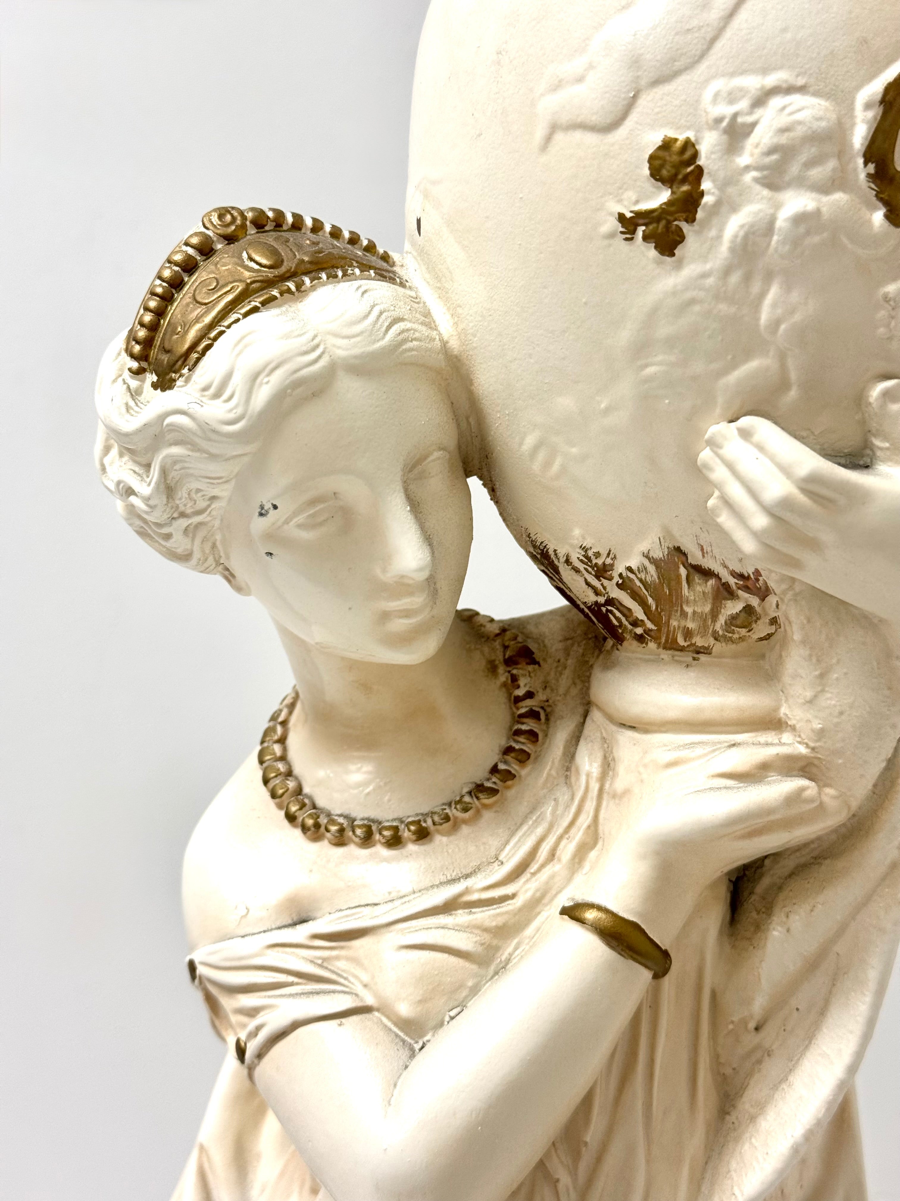 Vintage White Ceramic Statuary