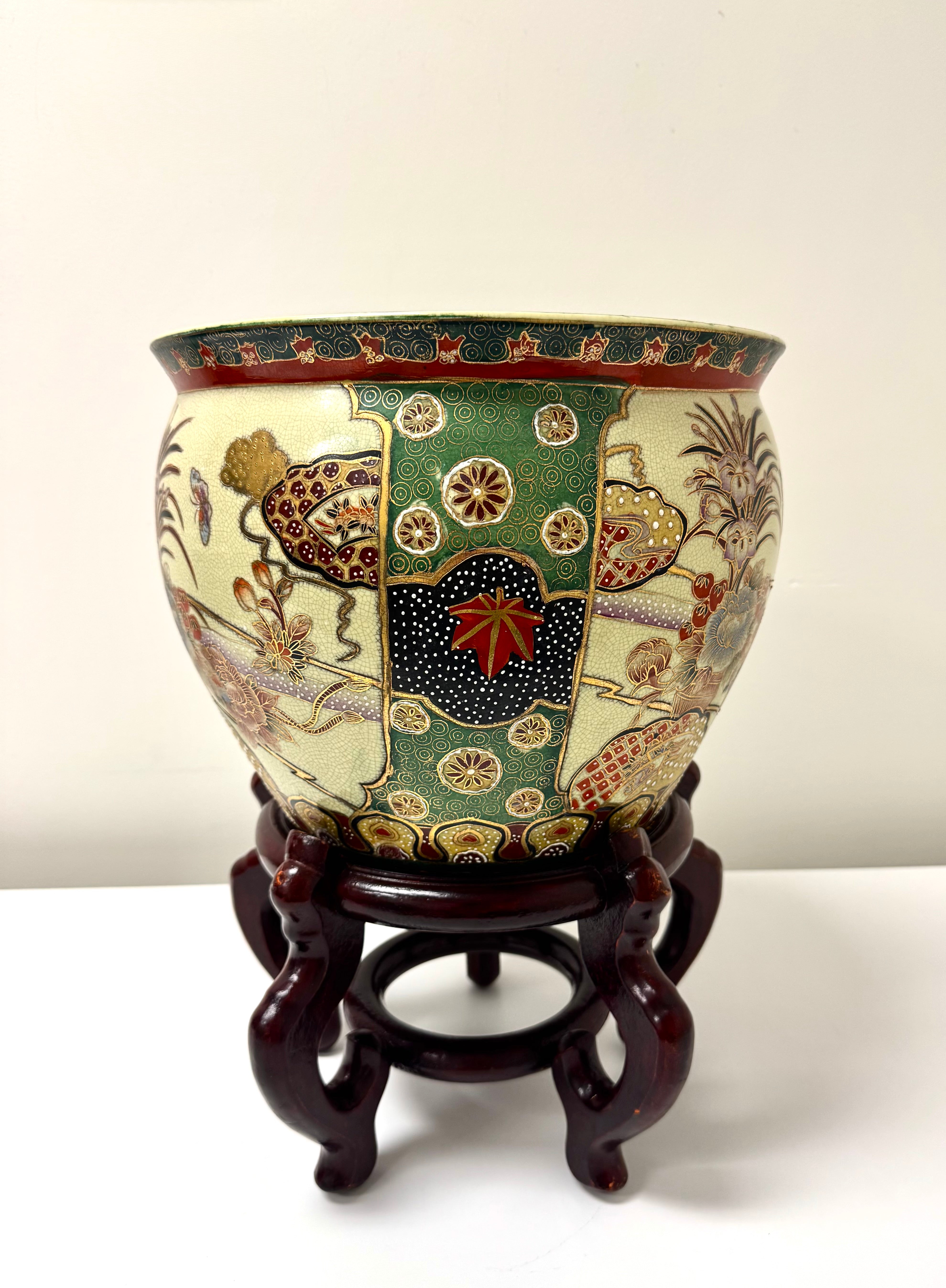 Floral & Koi Jardinere