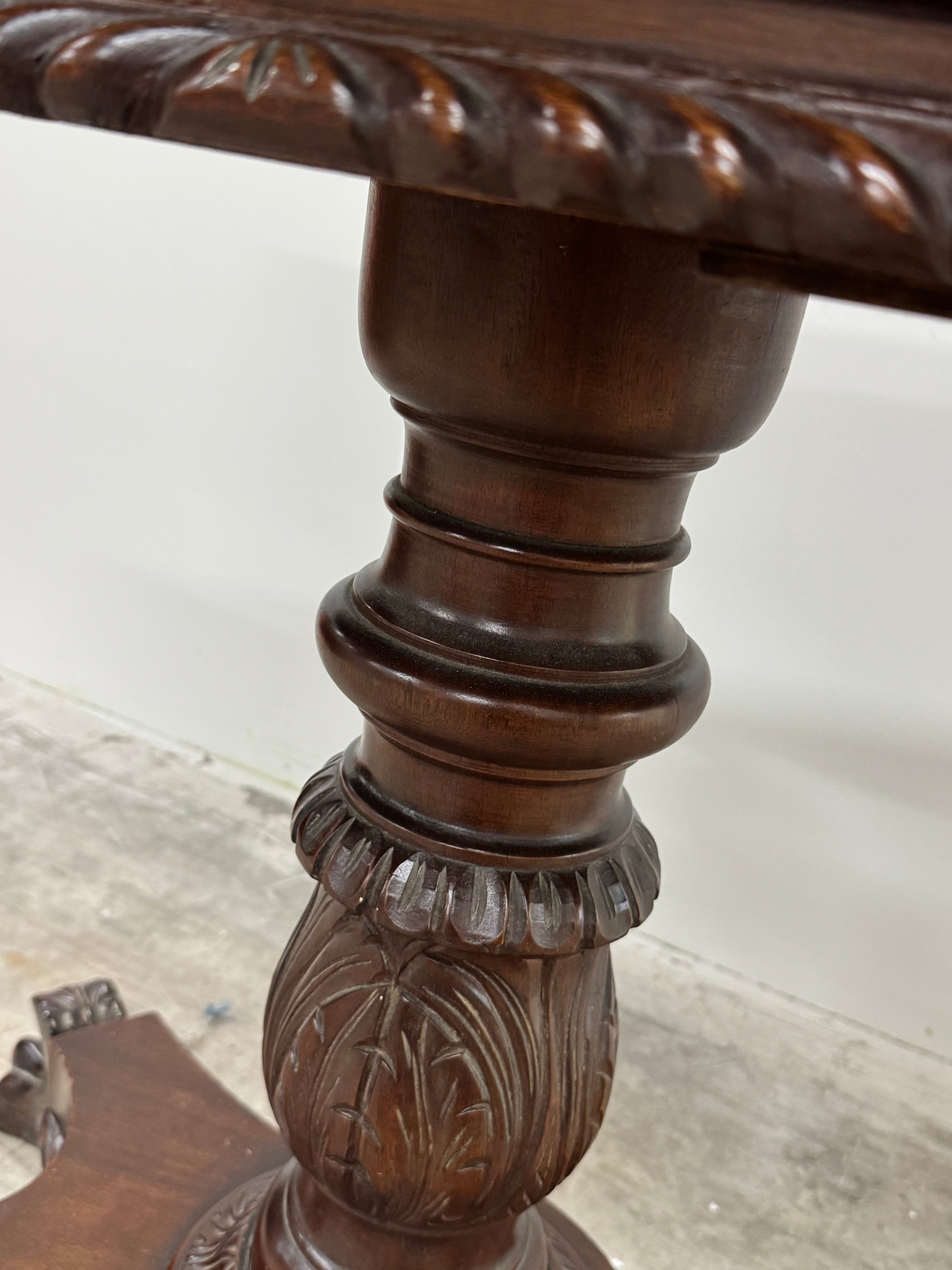 Antique Mahogany Fold-over Games Table