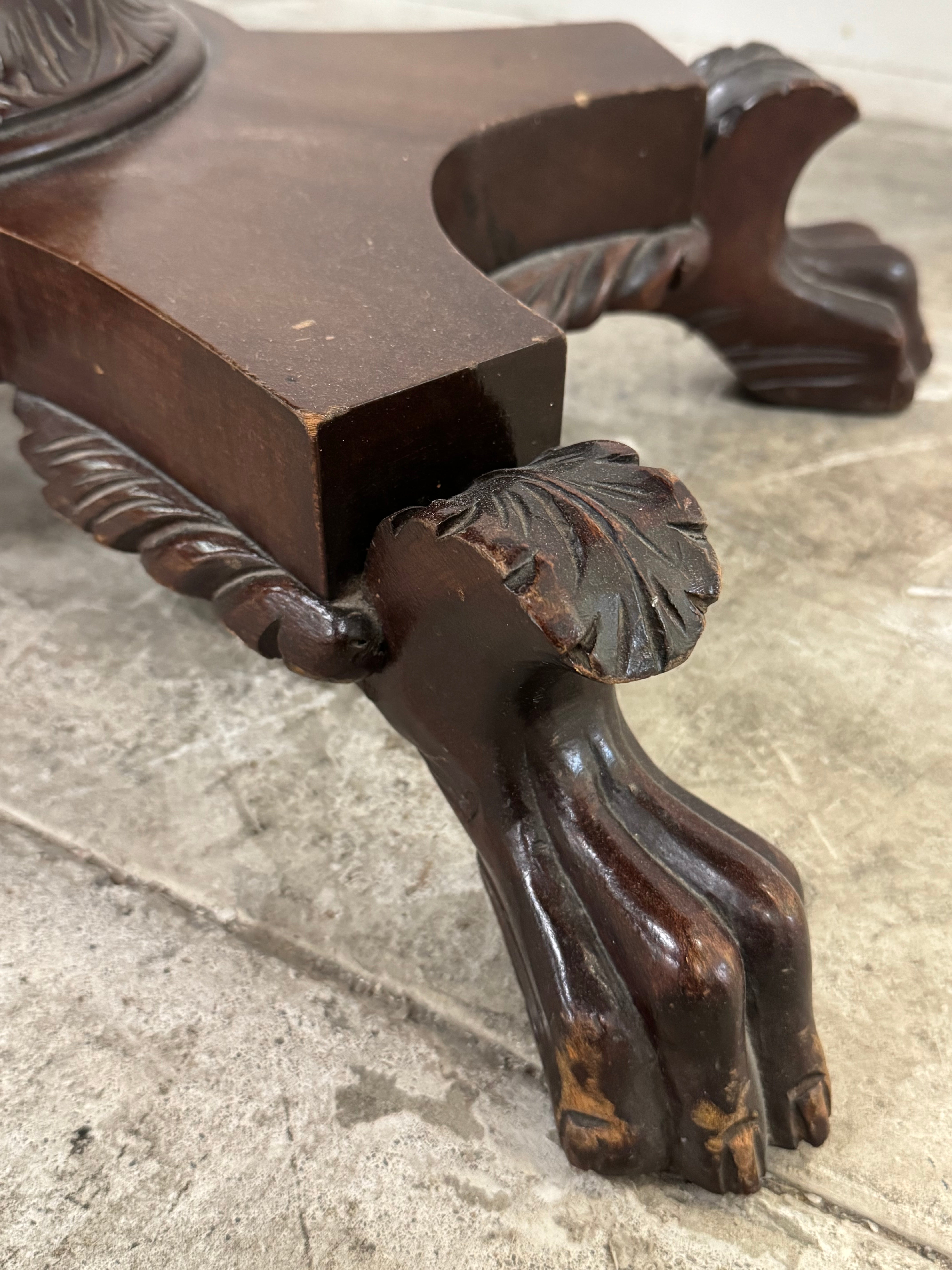 Antique Mahogany Fold-over Games Table