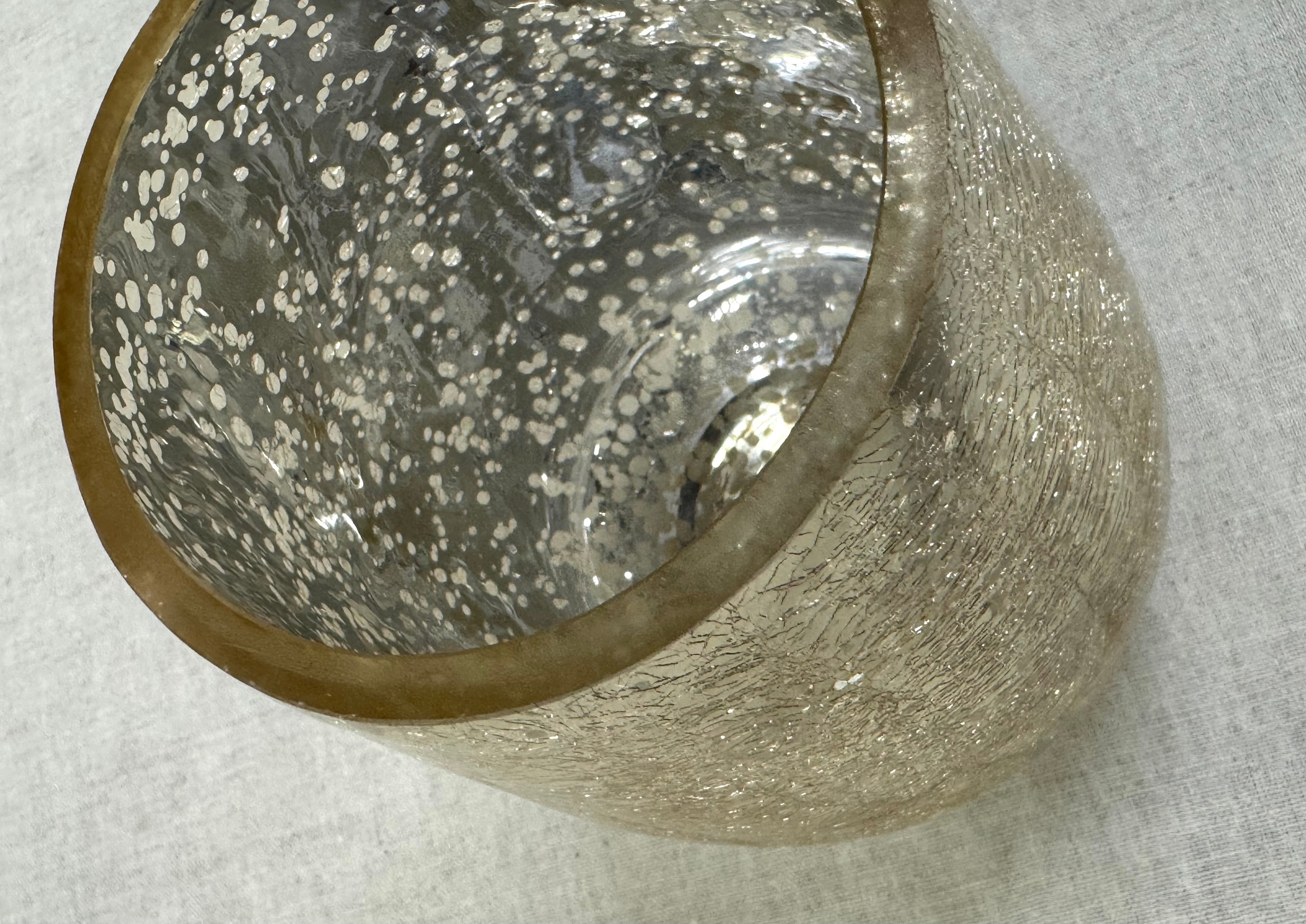 Mercury Glass 7" Vase