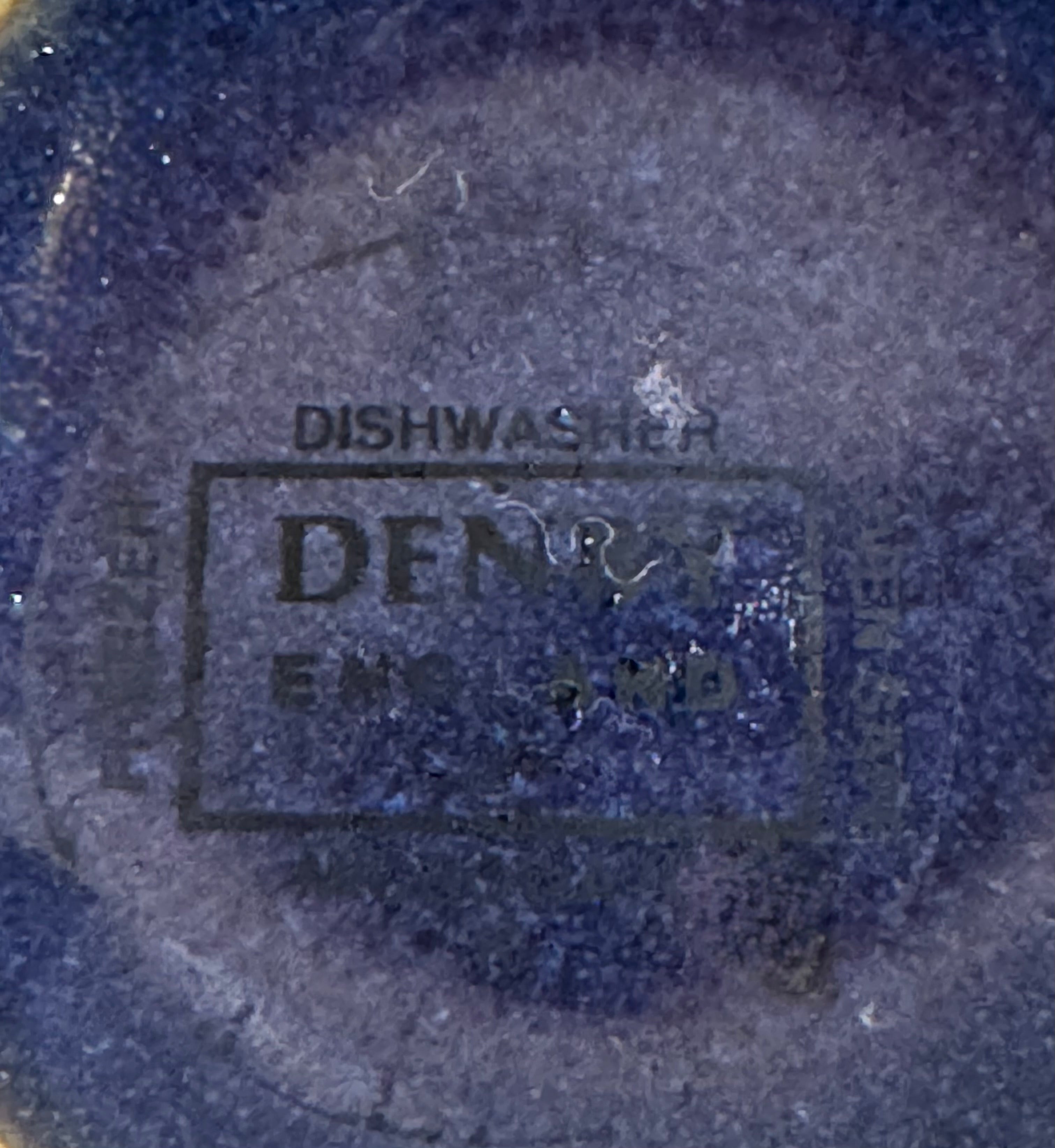 DENBY 'Storm' Footed Mugs Set of 4