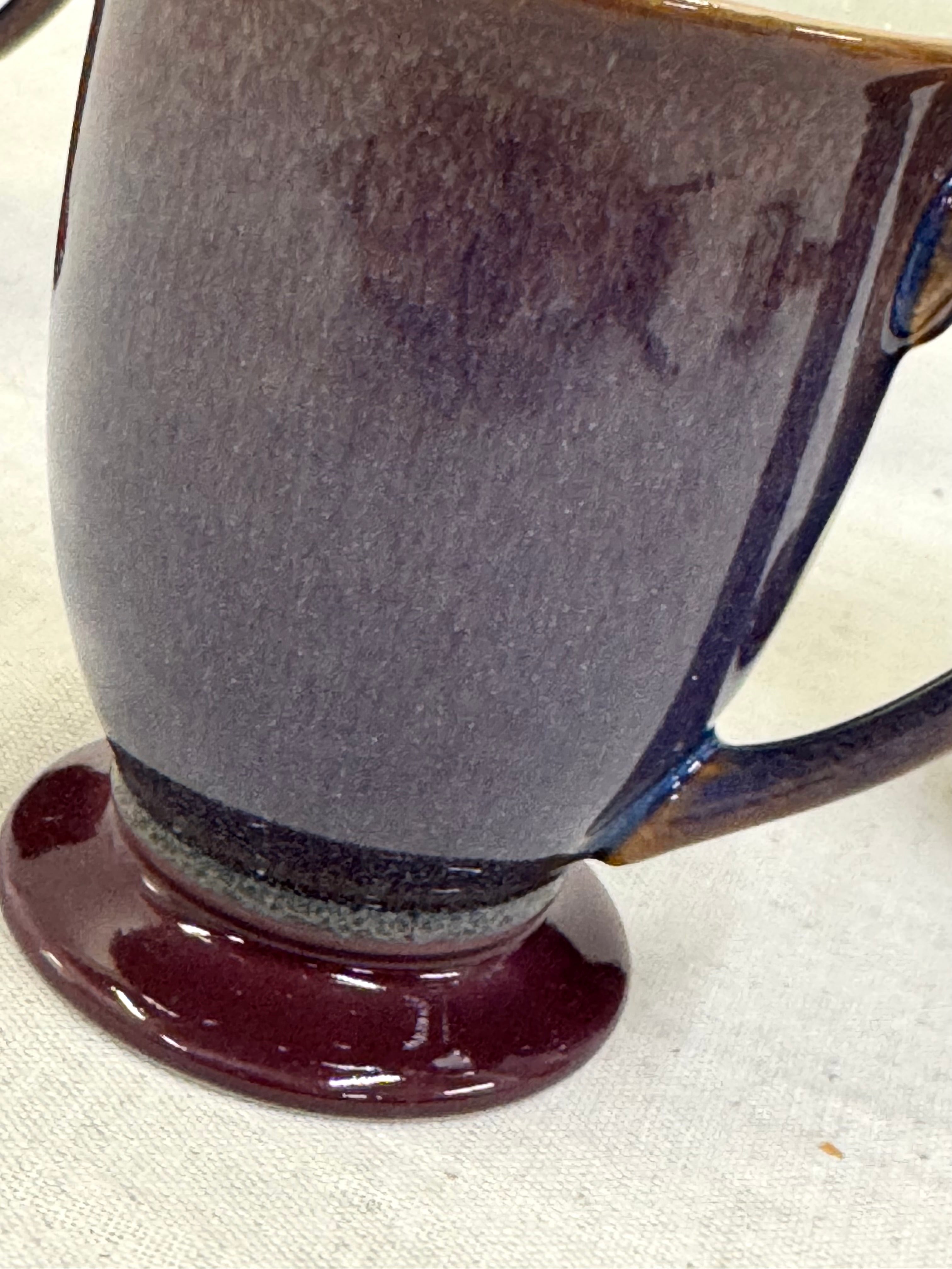 DENBY 'Storm' Footed Mugs Set of 4