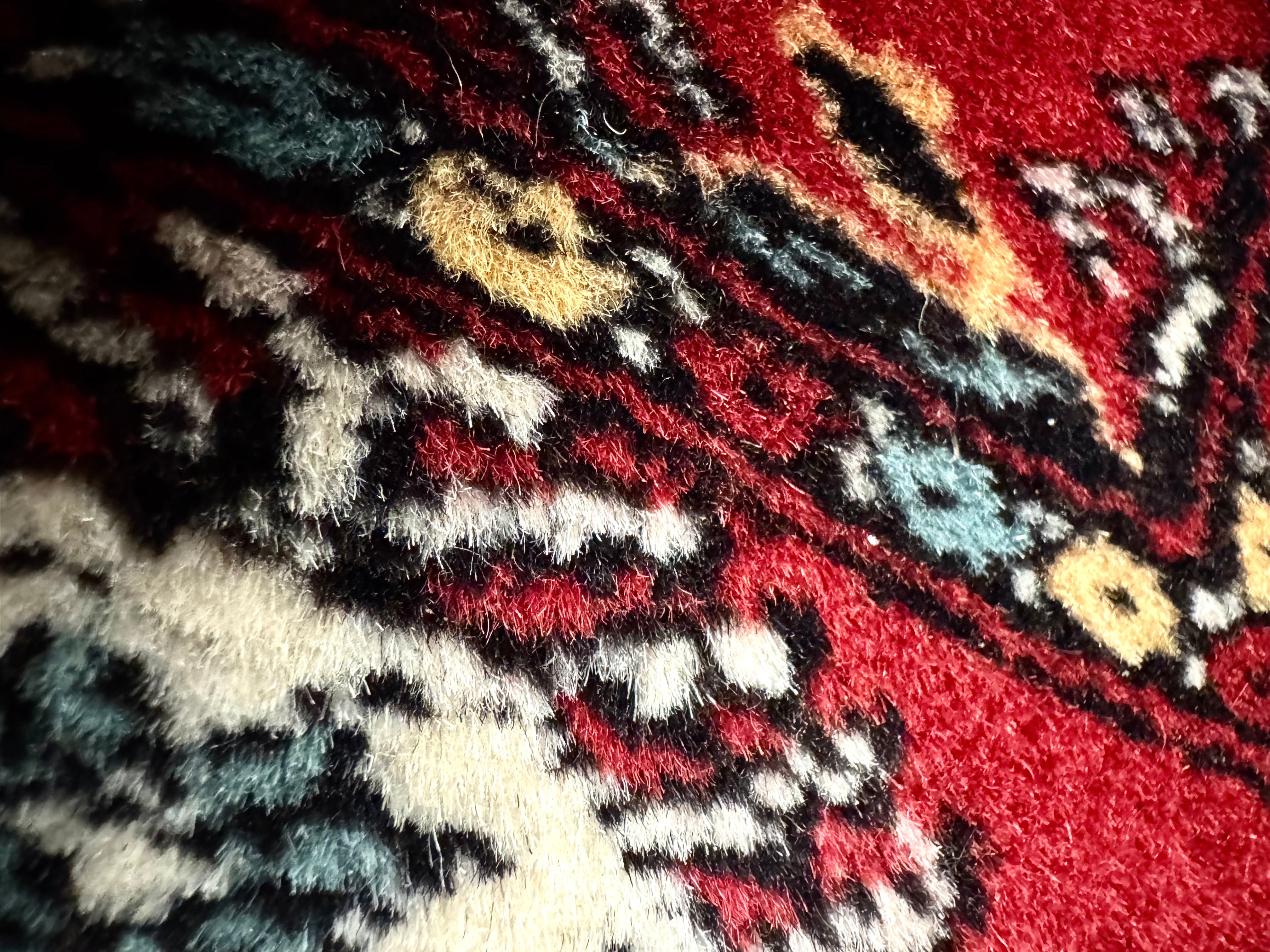 Deep Red Bokhara 31" x 47" Rug