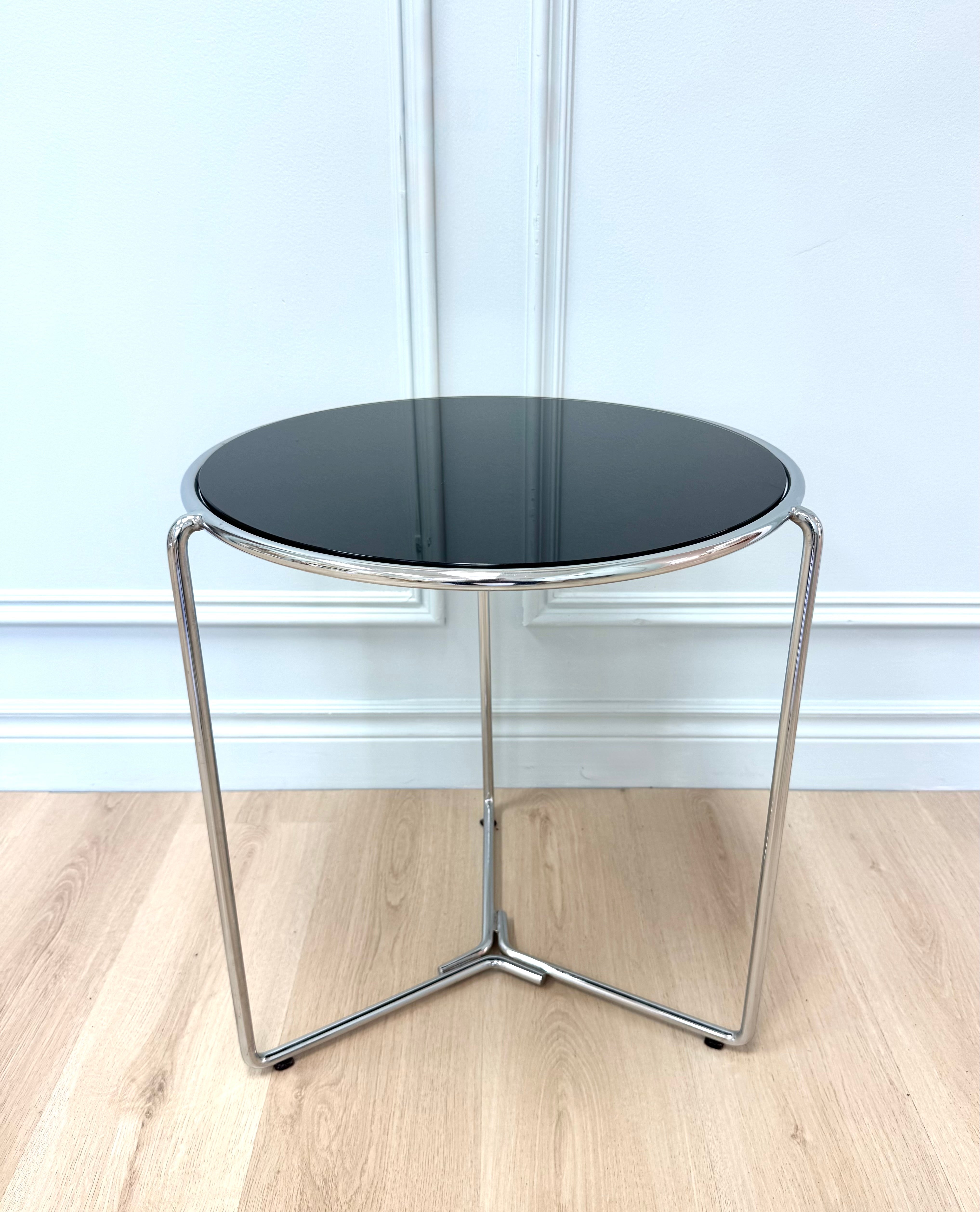 Tubular Chrome Side Table