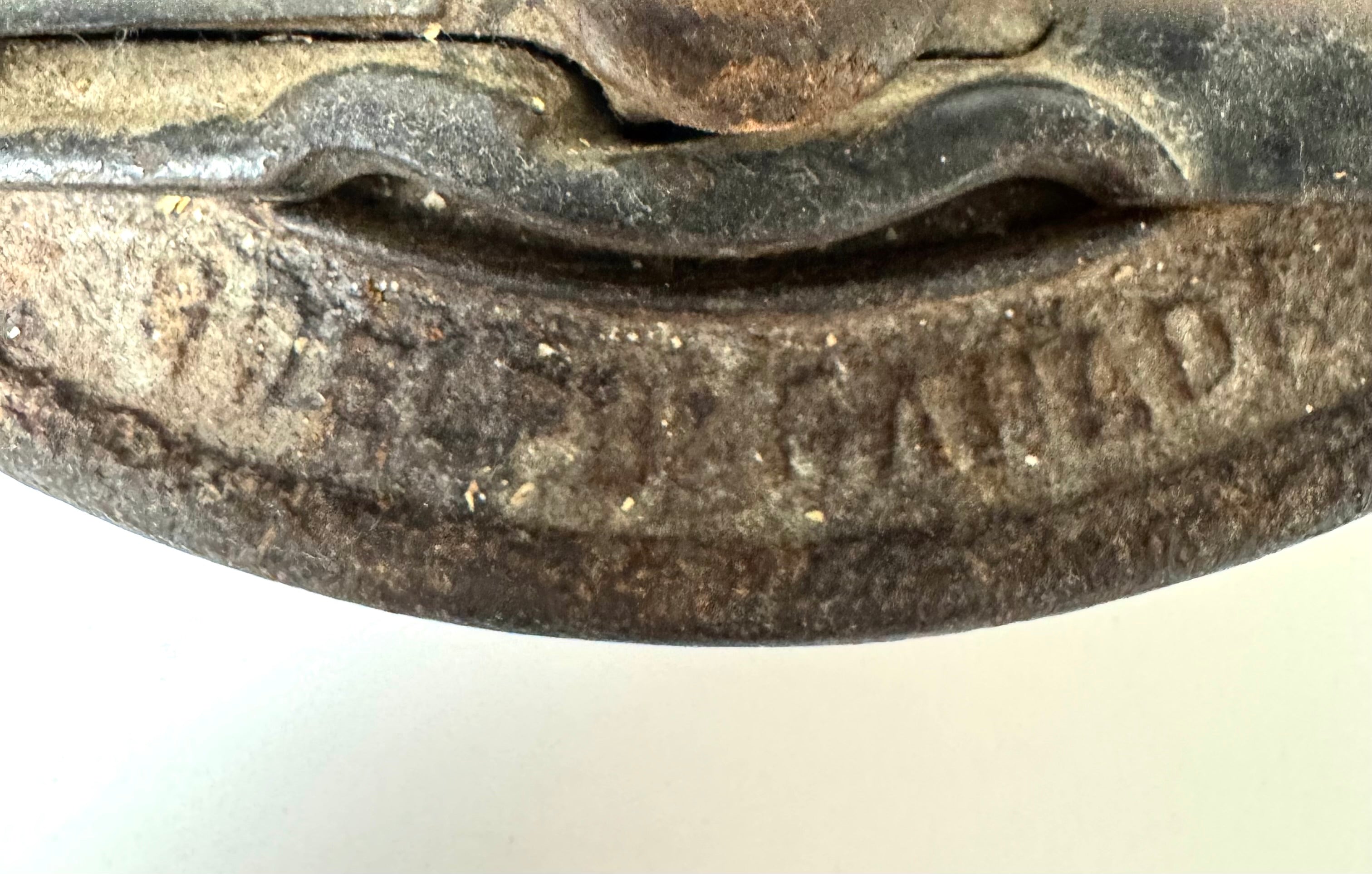 Antique TAYLOR-FORBES Sad Iron with Plate