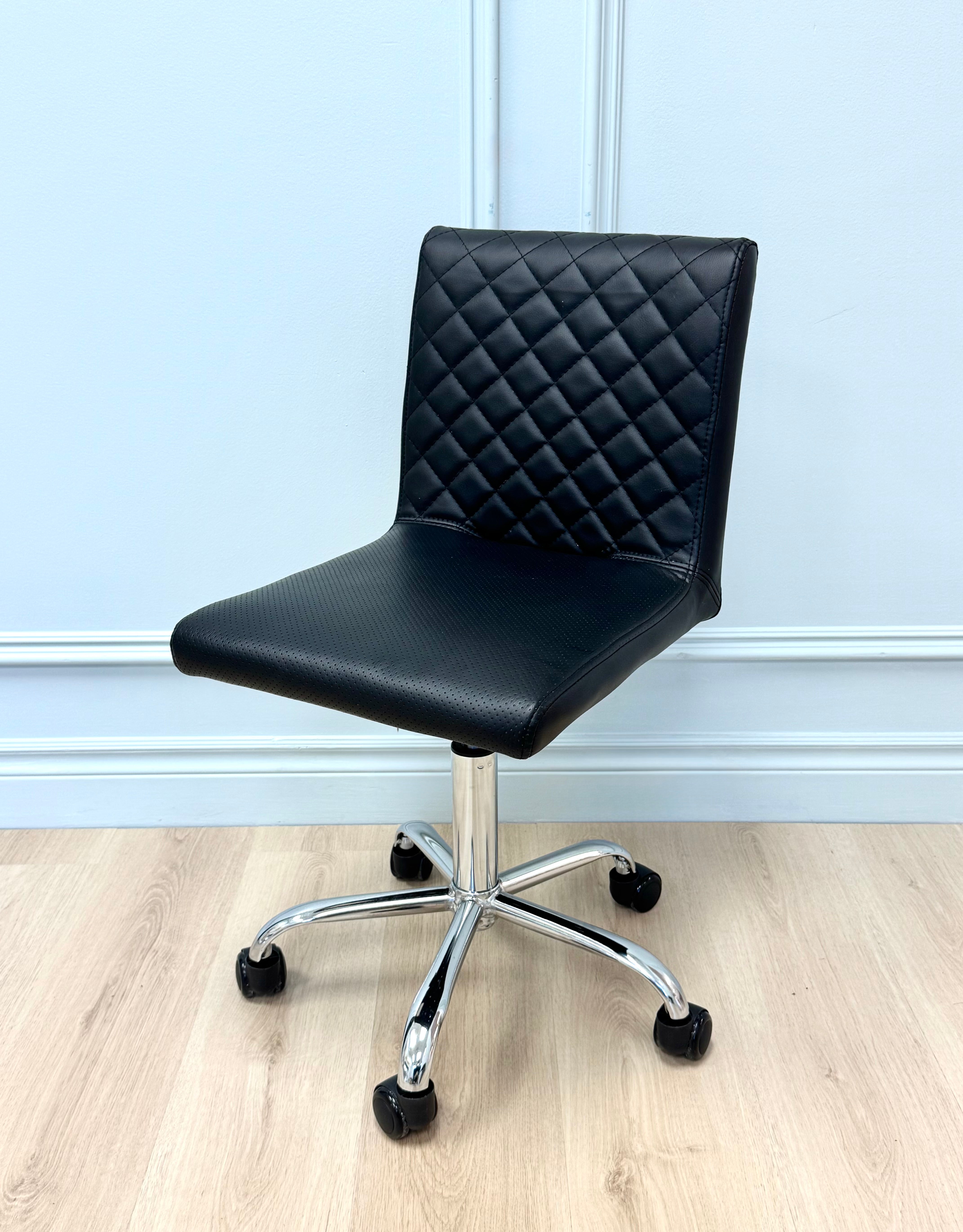 NEW Quilted Faux Leather Desk Chair