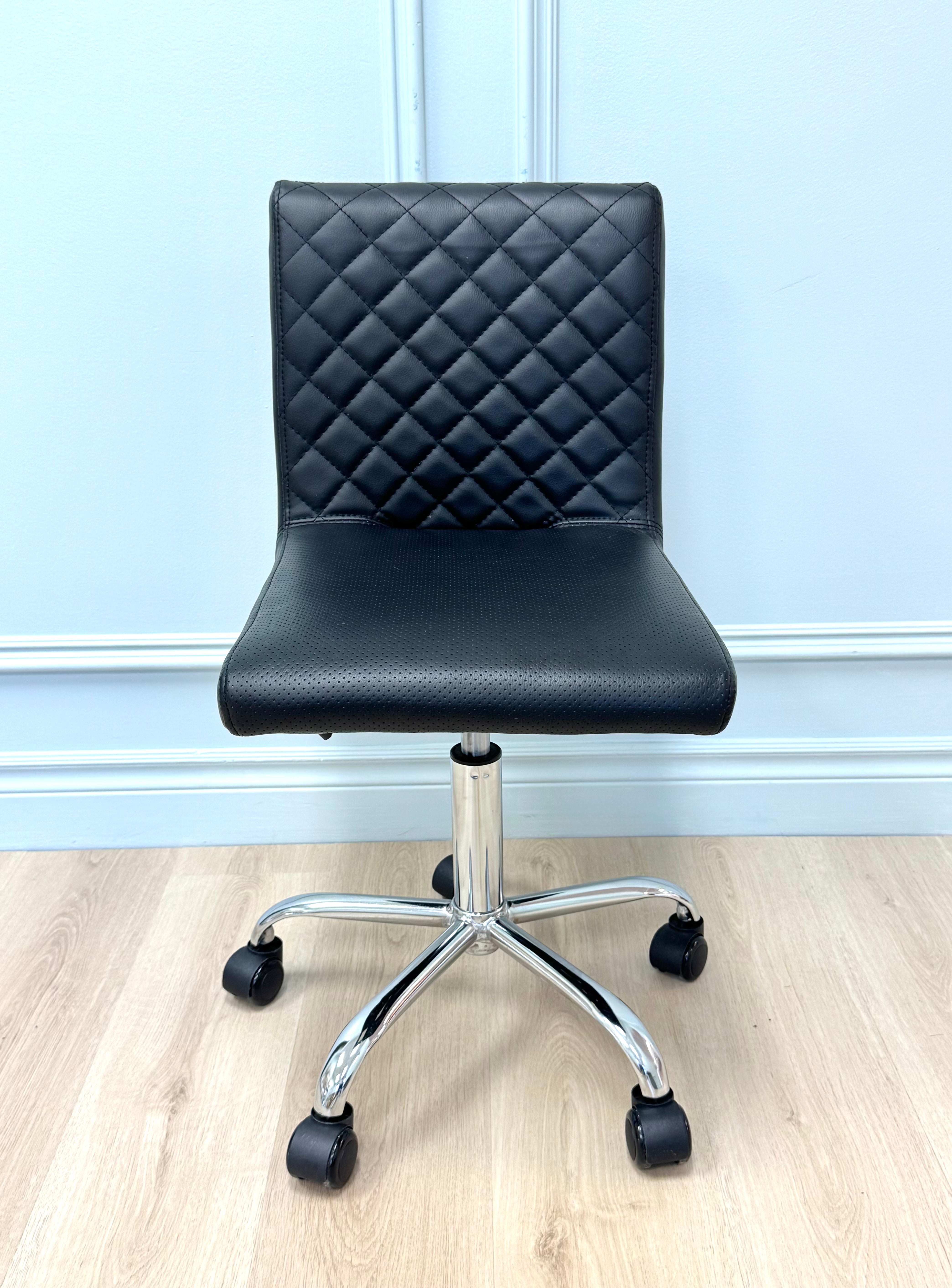 NEW Quilted Faux Leather Desk Chair