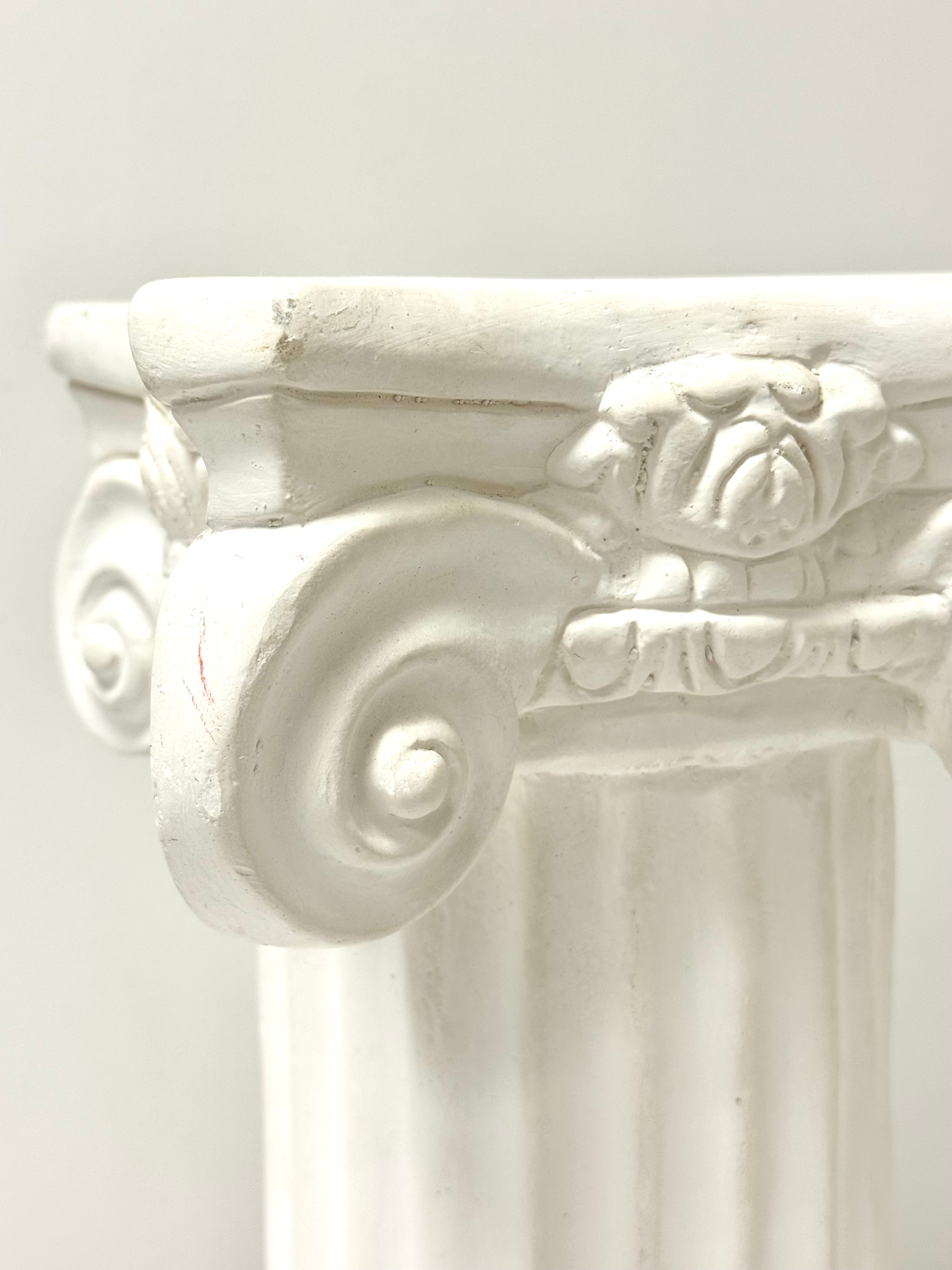 Handmade Plaster Ionic Column