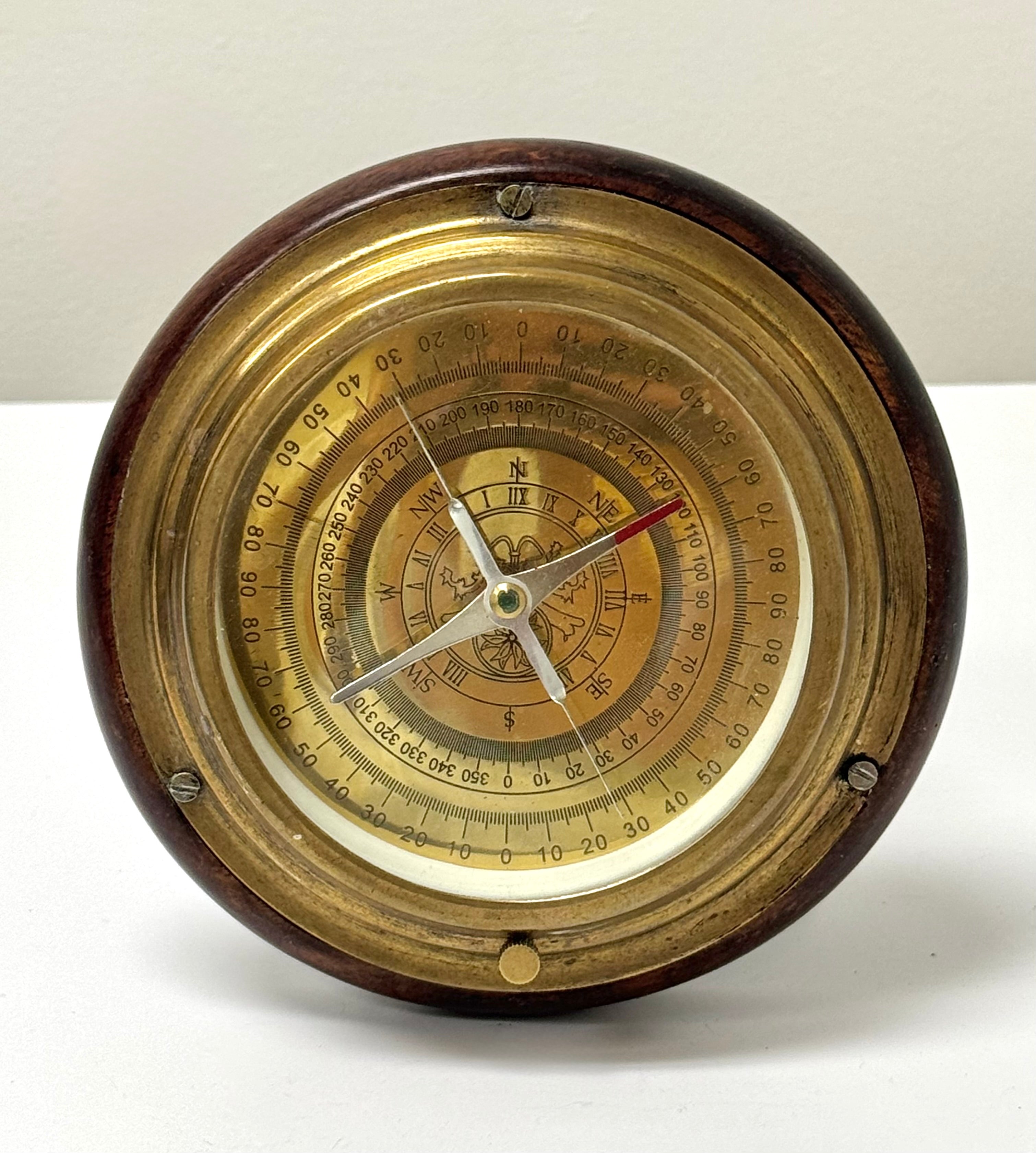 Antique Nautical Desk Compass