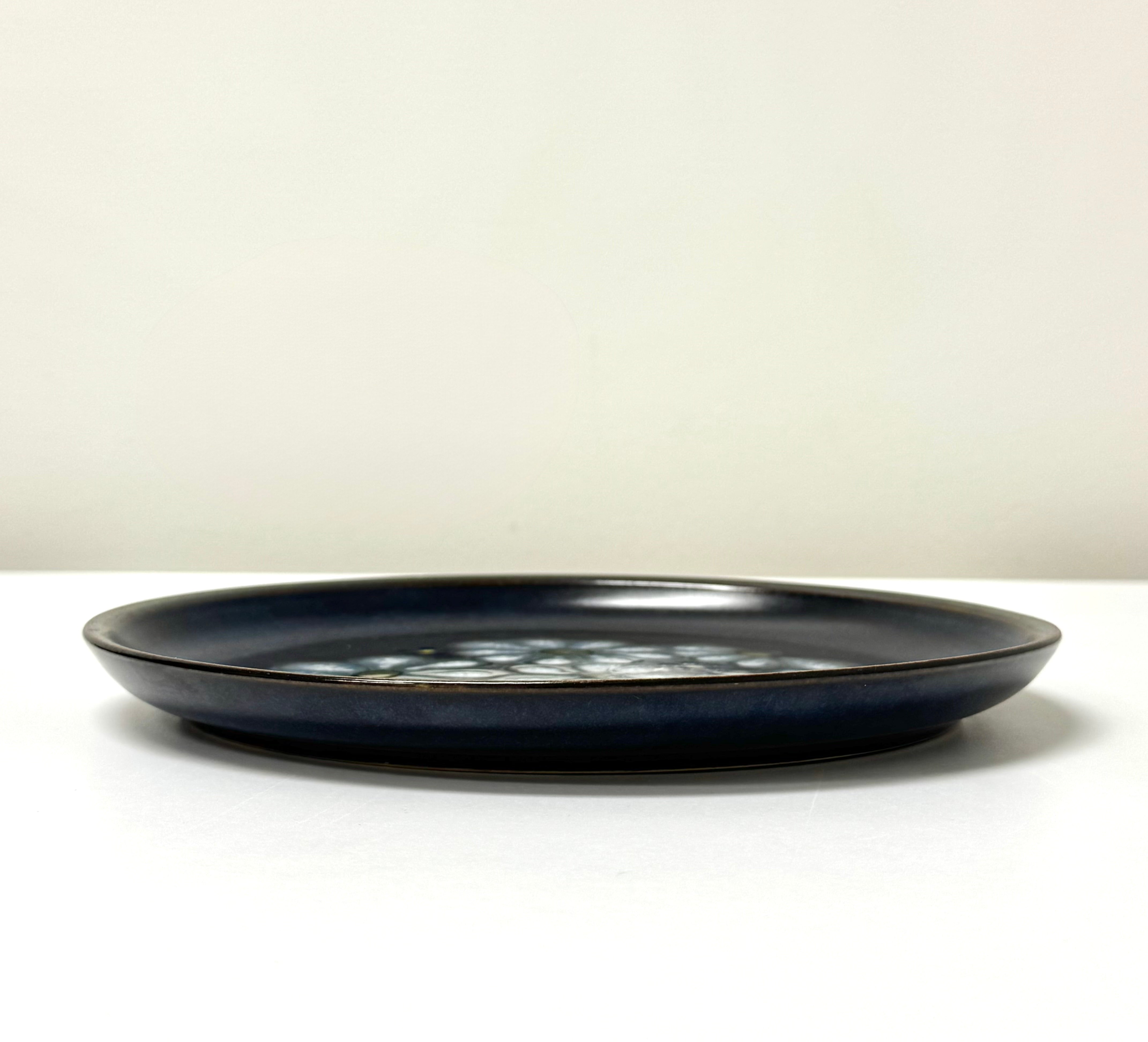 Vintage DENBY 'Kismet Blue' Plates Set of 4