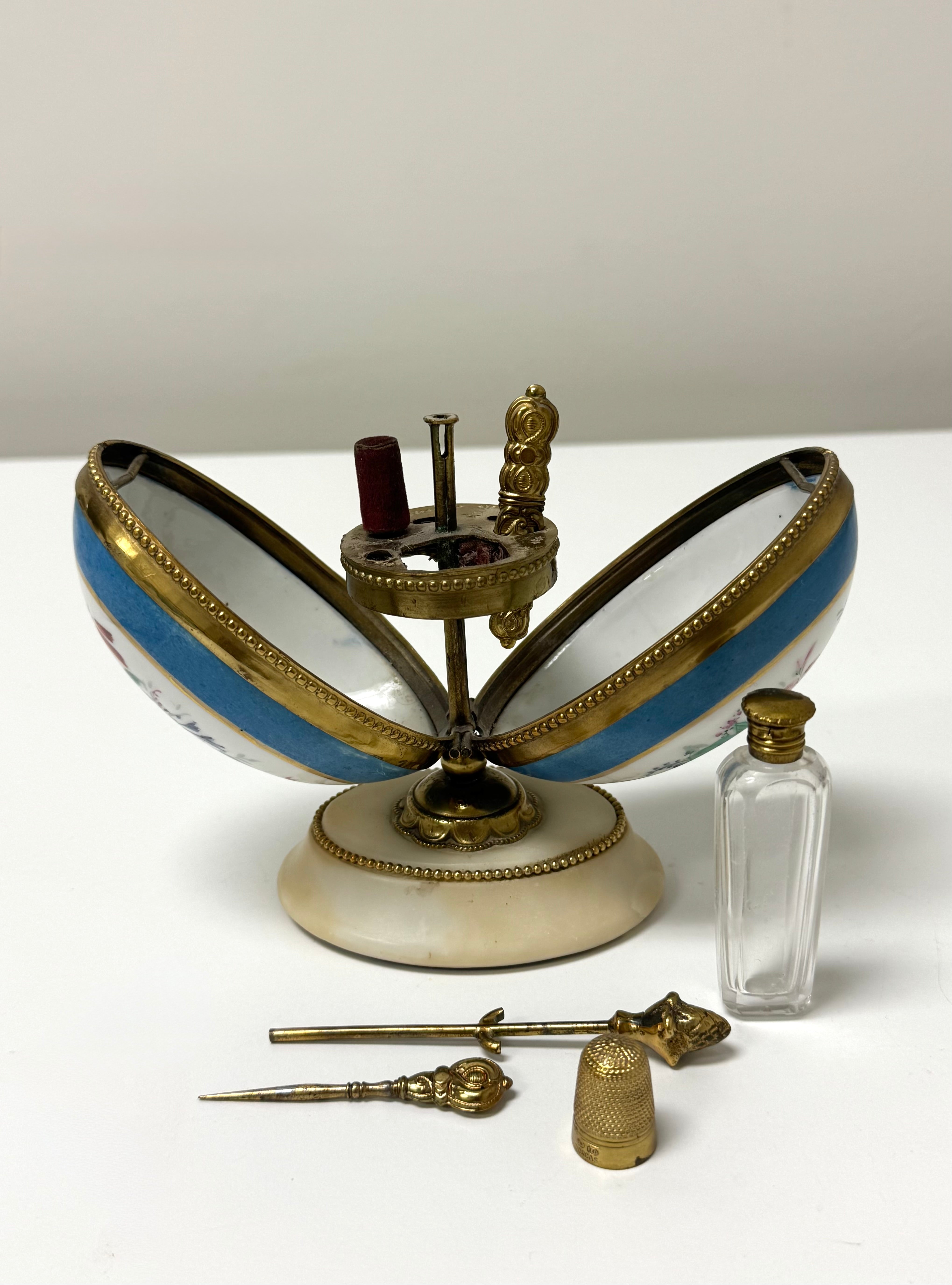 Antique French Vanity Table Basket