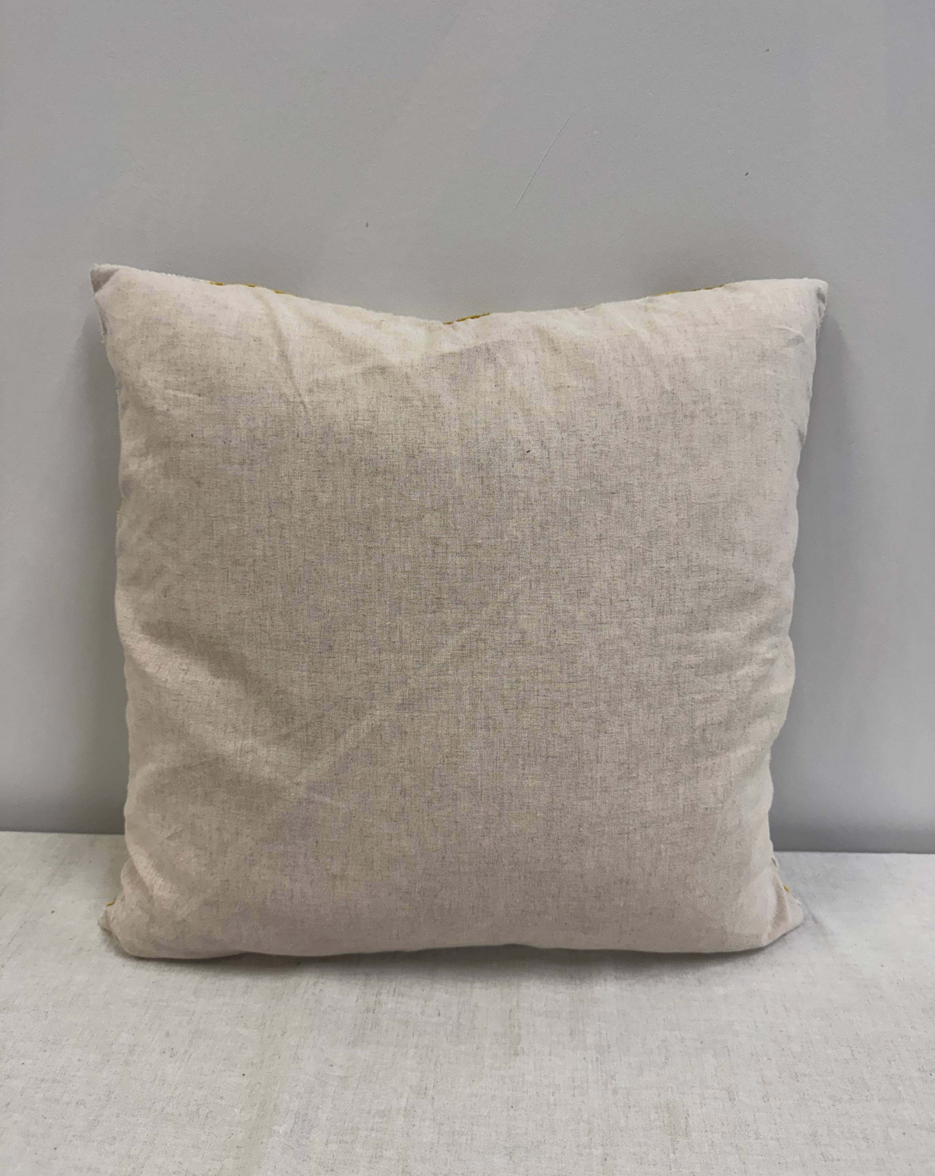 Golden Dot Silk Ikat Velvet 19" Pillow
