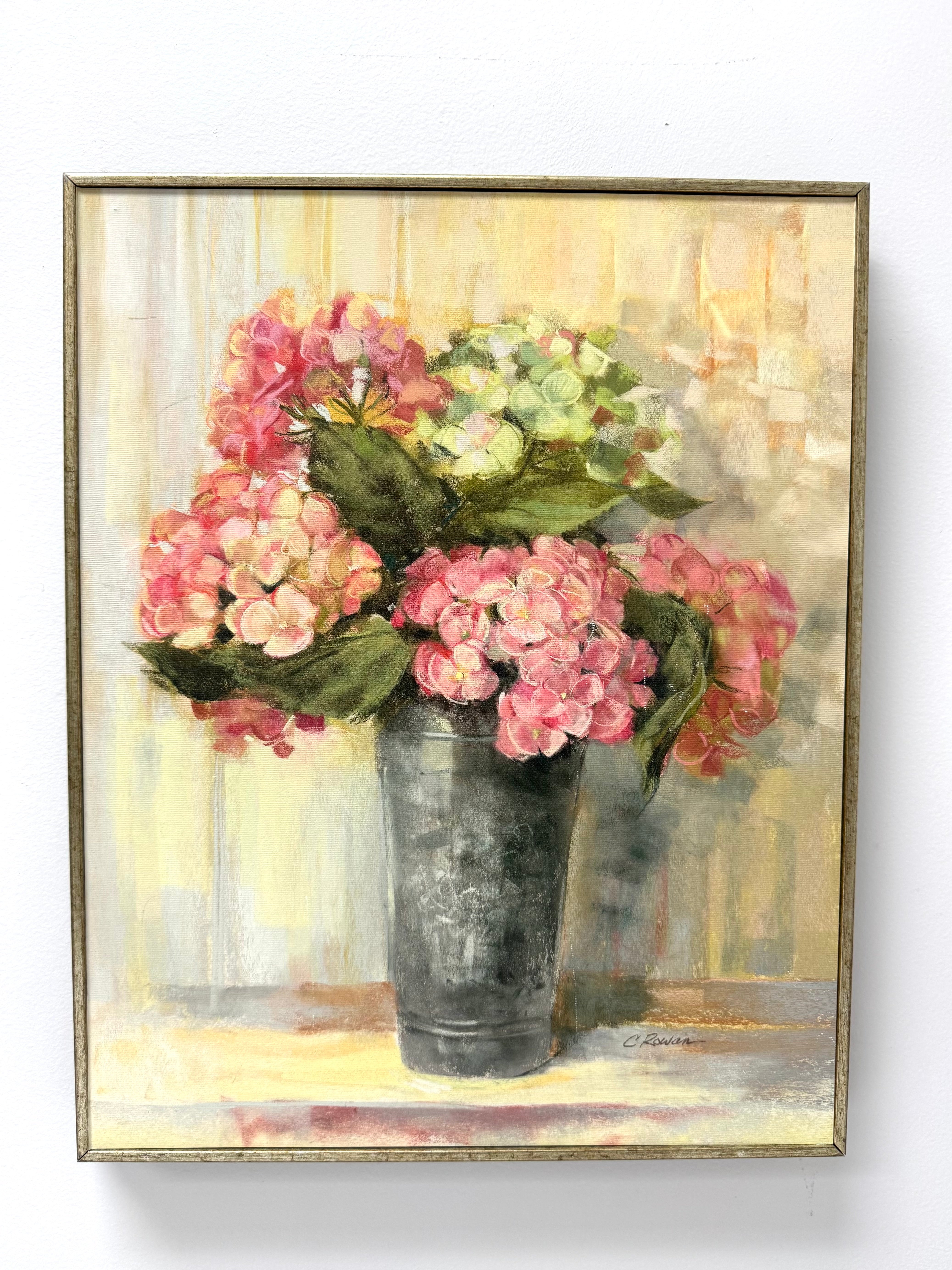 Pink Hydrangeas Print