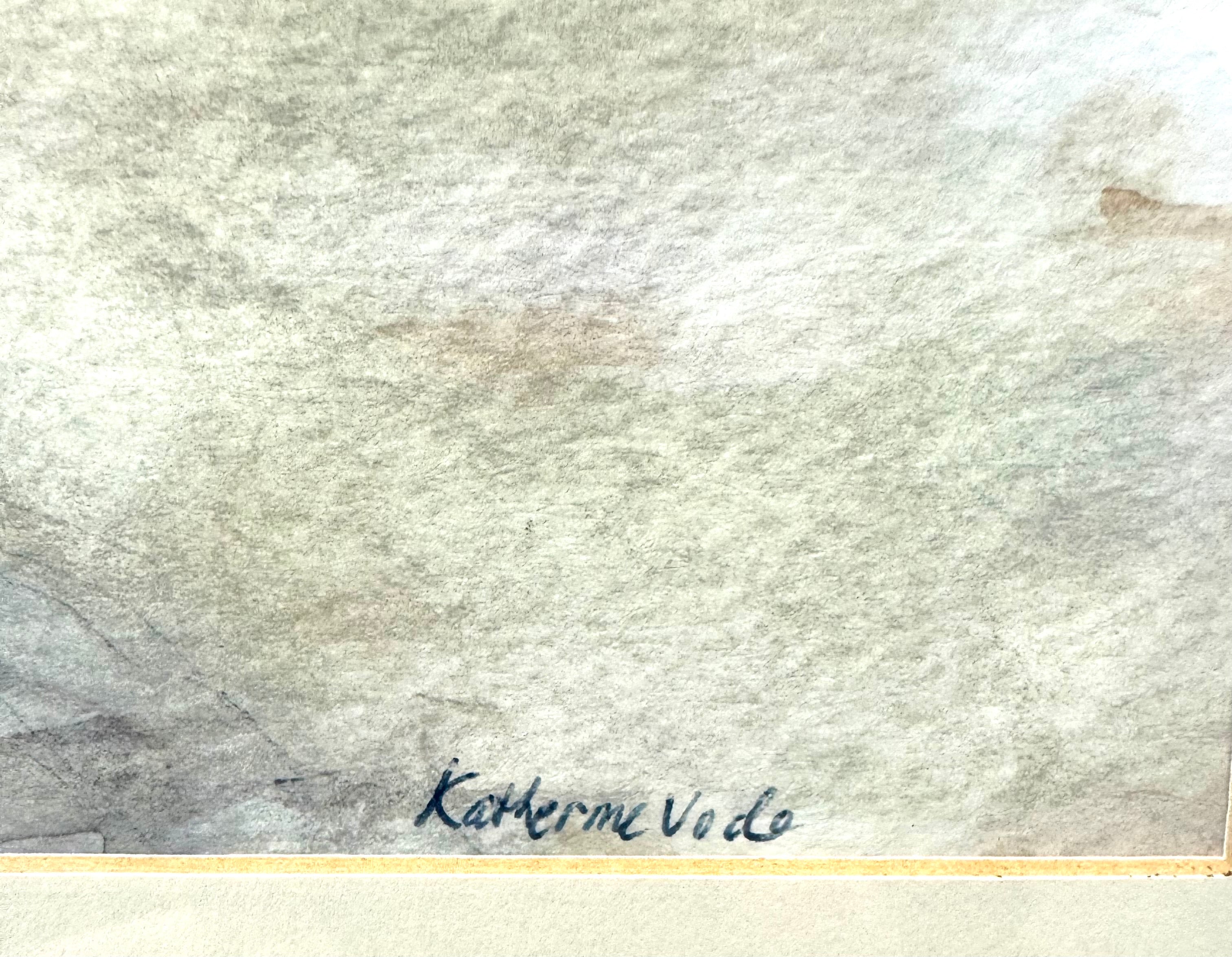 Pastel Landscape Original Watercolour