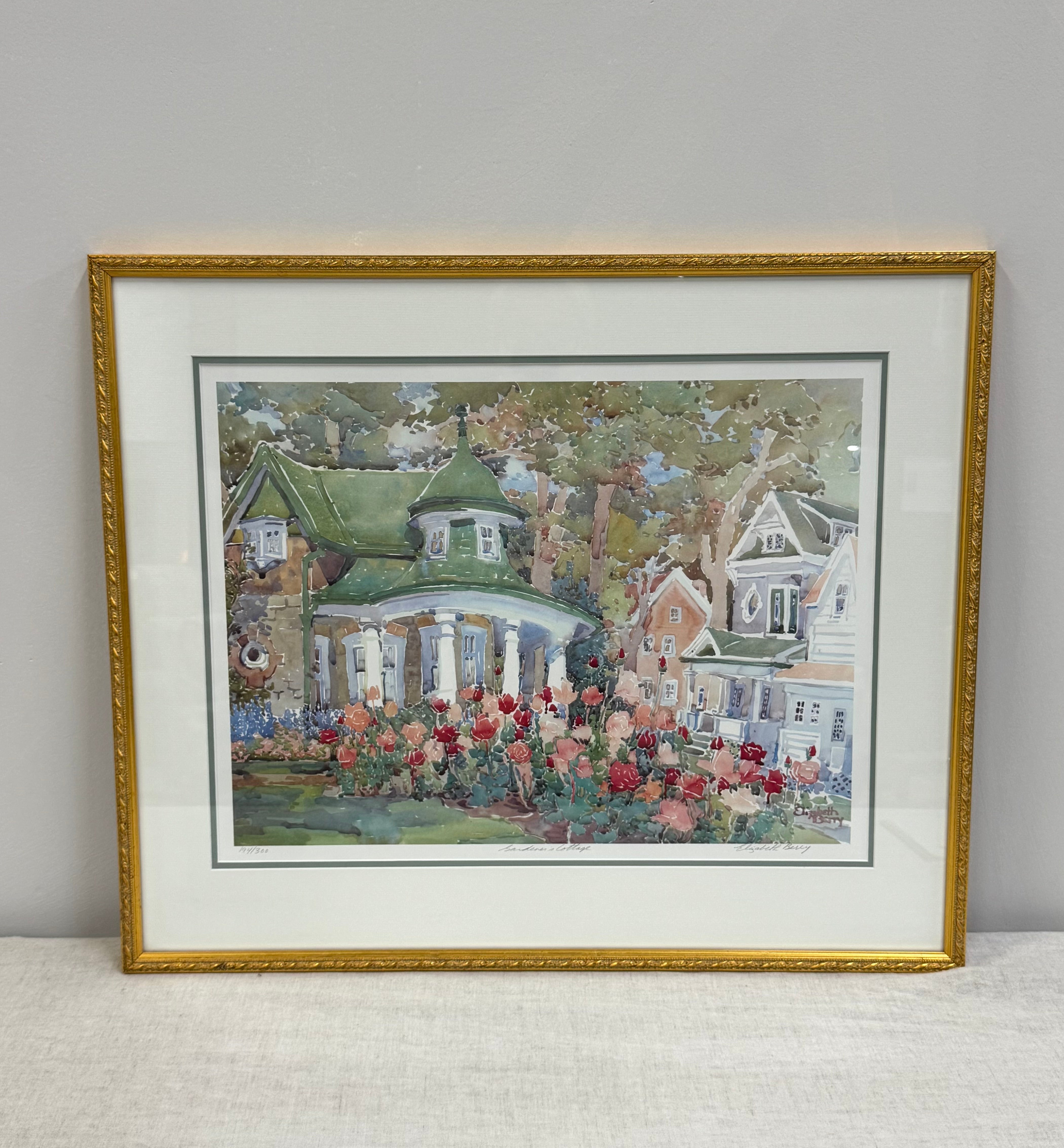 'Gardener's Cottage' Watercolour Art Print (Limited Edition)