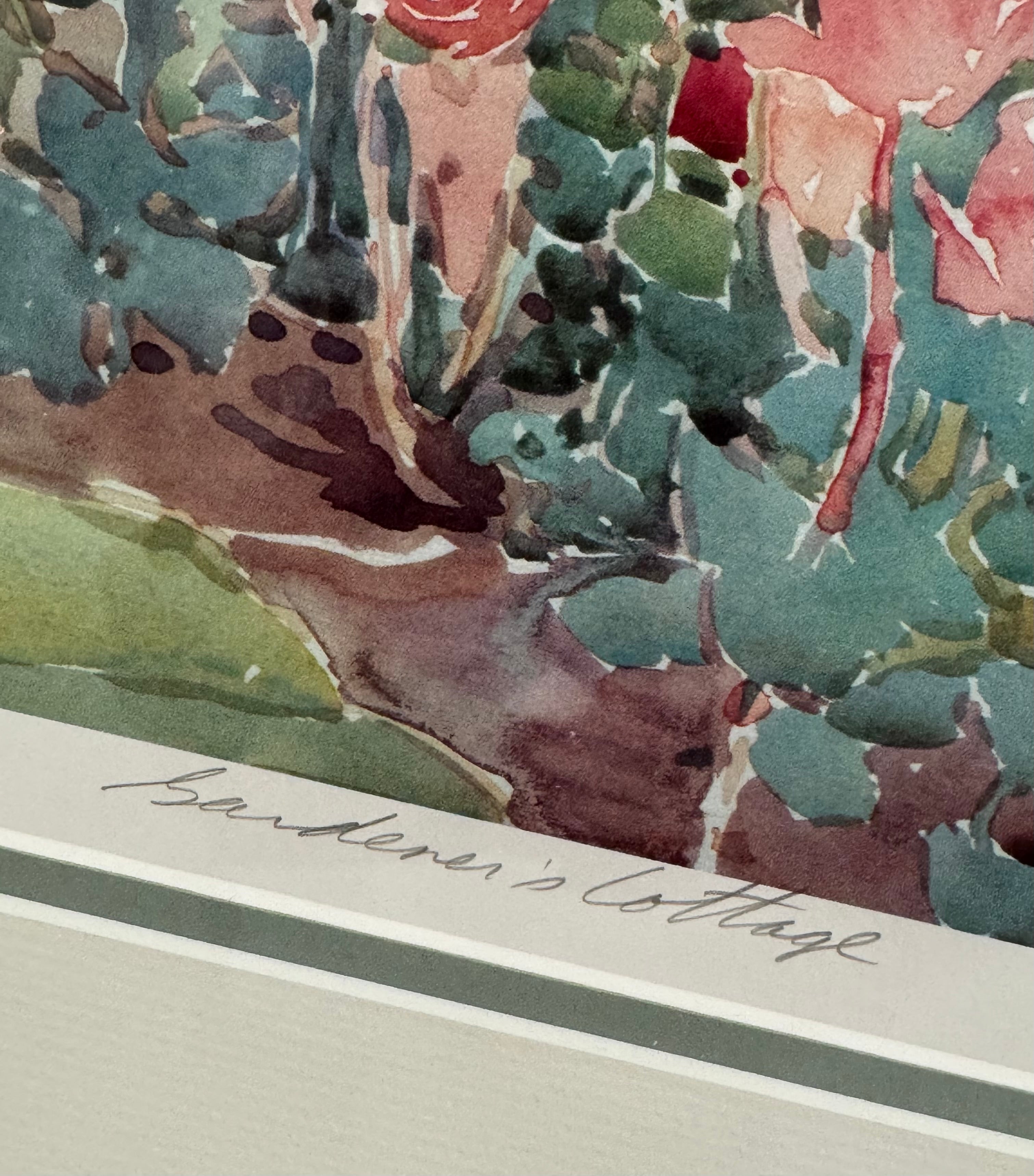 'Gardener's Cottage' Watercolour Art Print (Limited Edition)