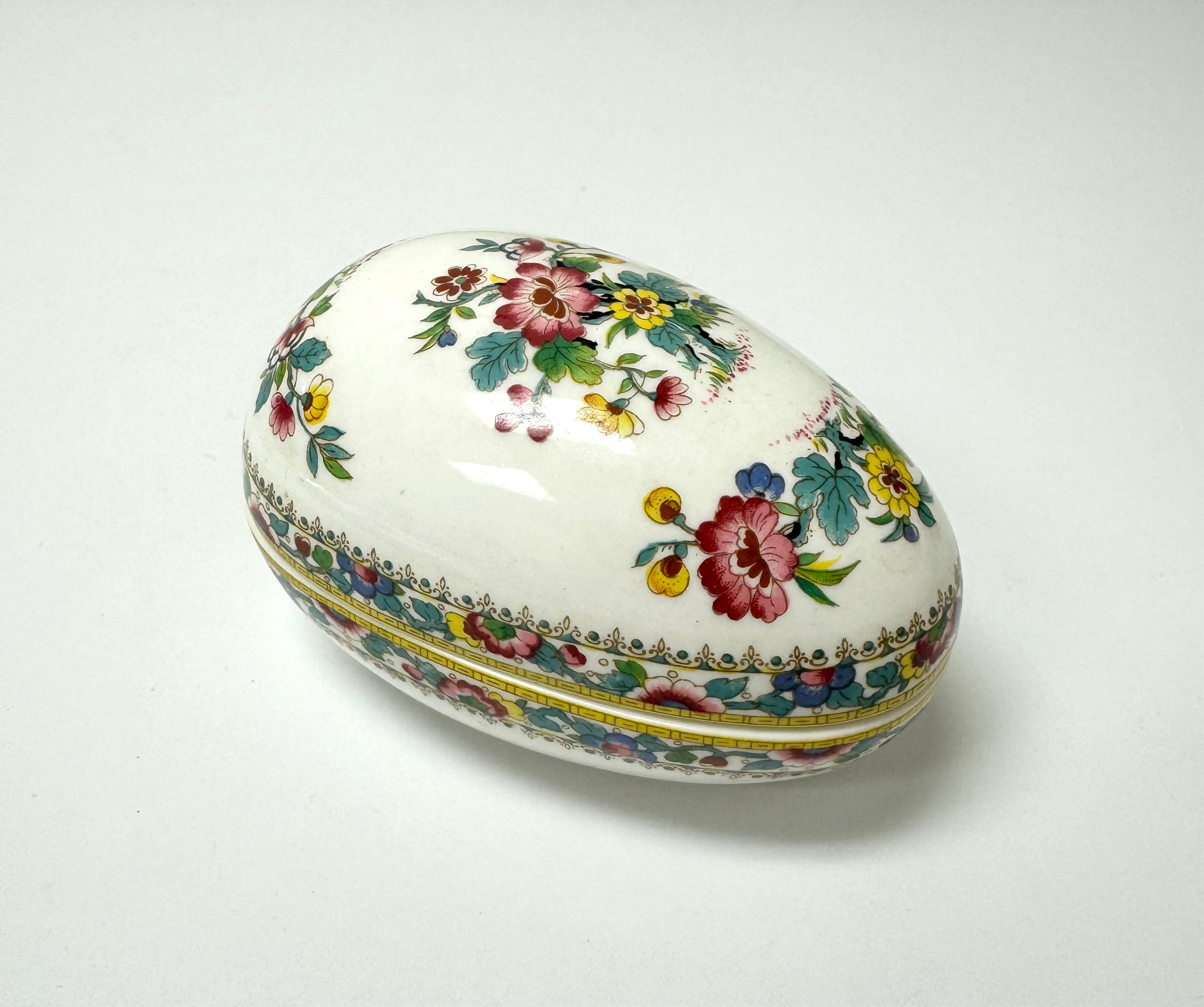 COALPORT 'Ming Rose' Egg