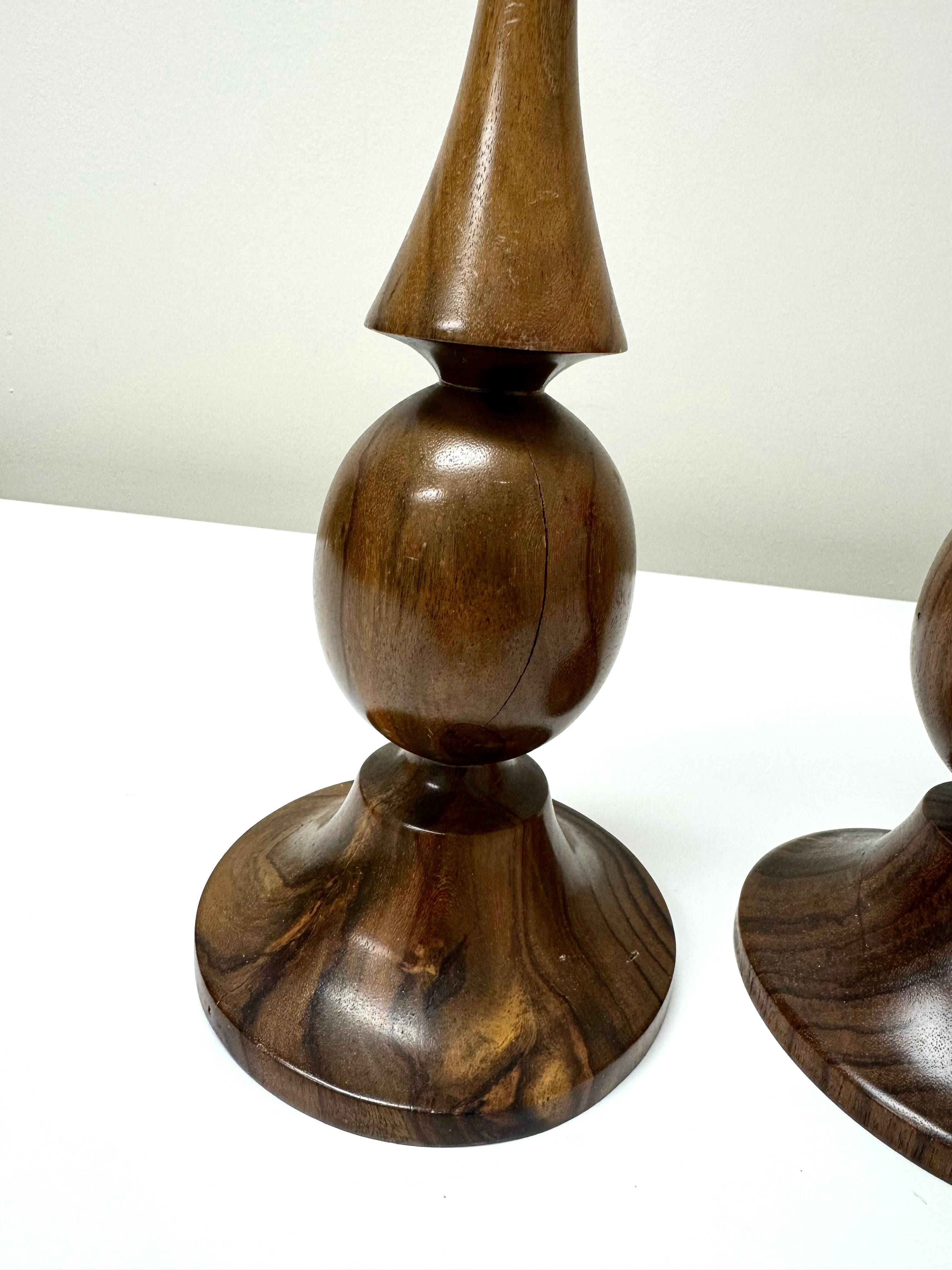 Acacia Candle Holders Set of 2