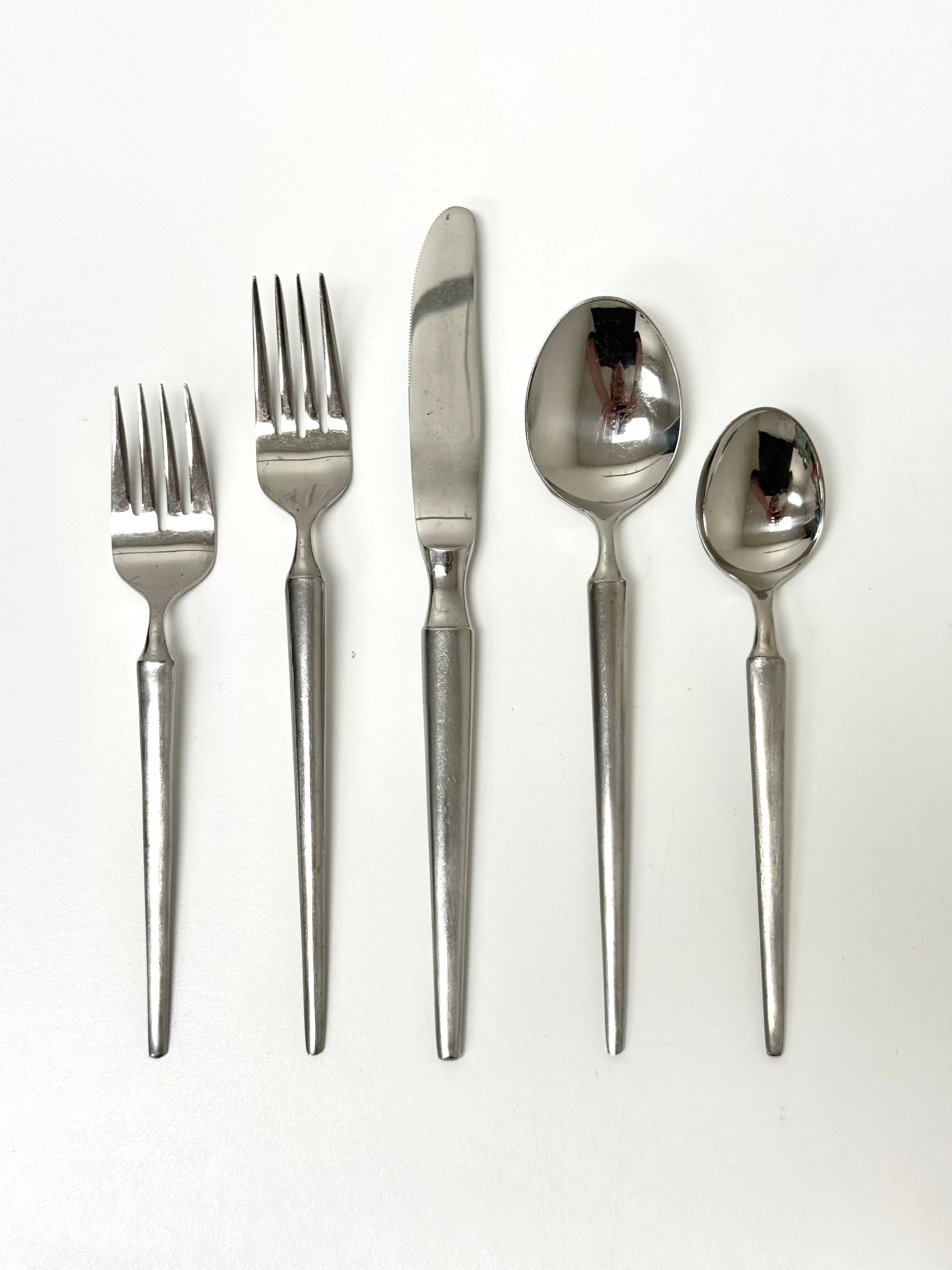 'Chivalry' MCM Stainless Steel Flatware Set for 7 Plus