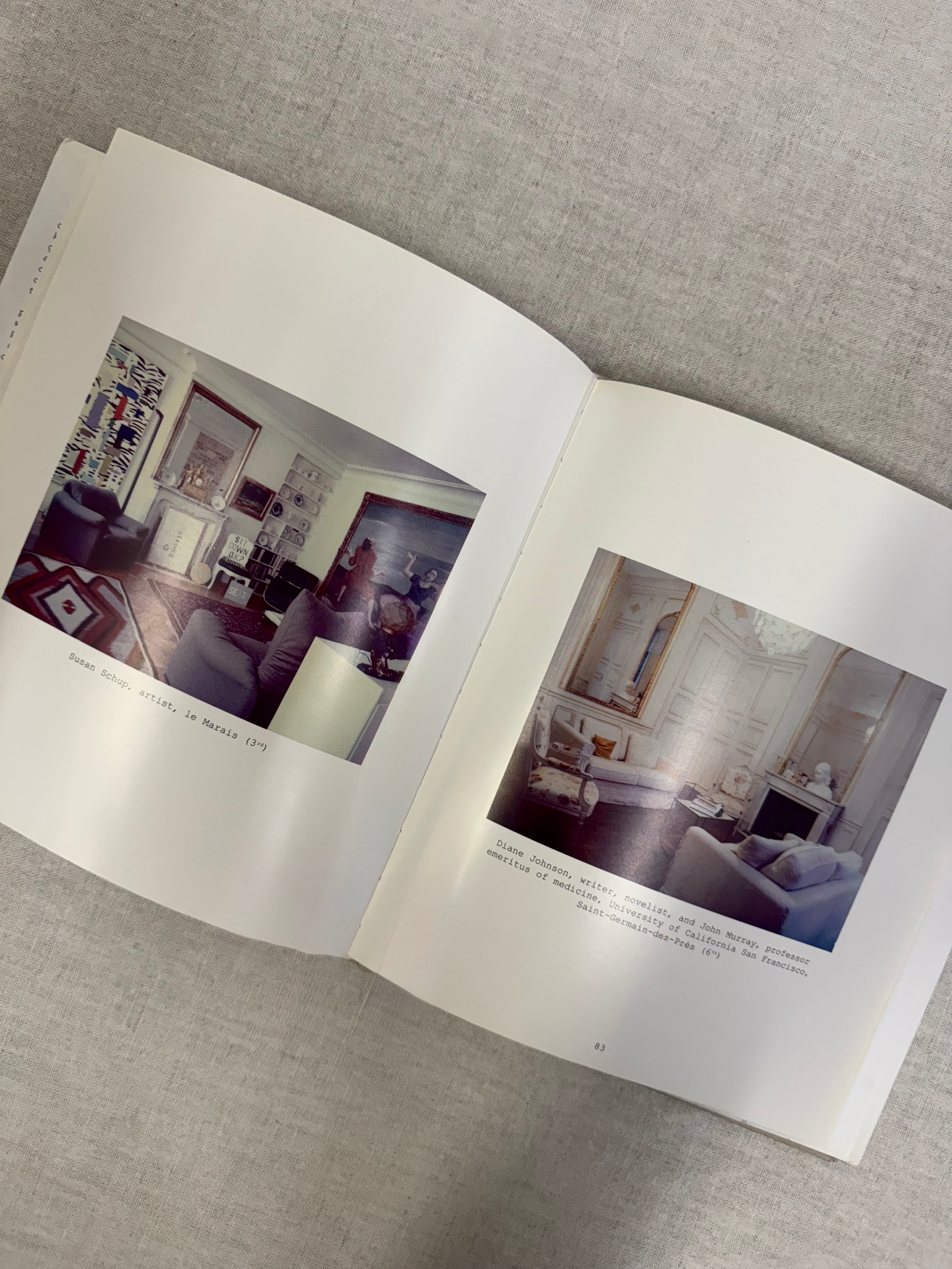 'Paris Living Rooms' Hardcover
