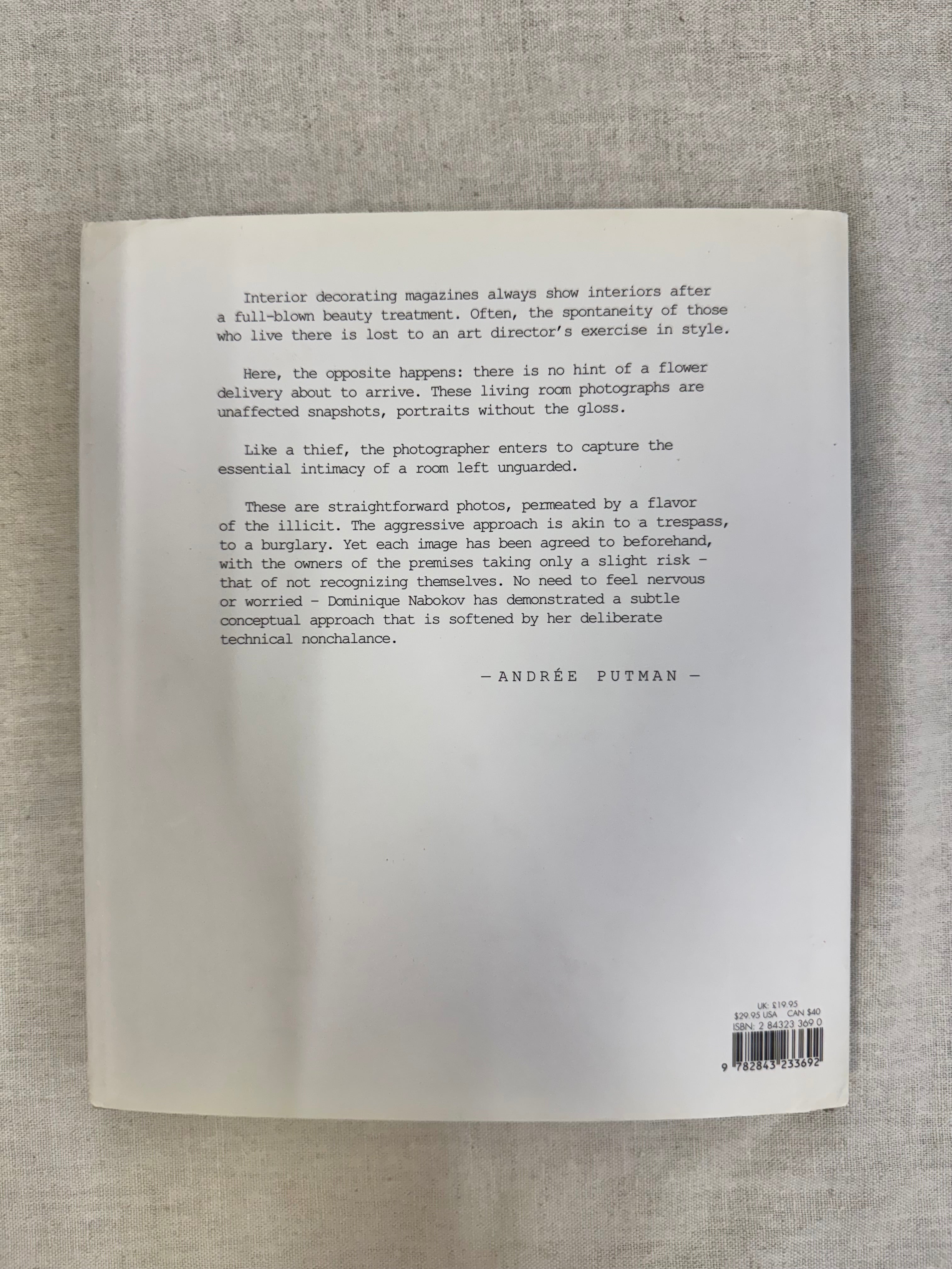 'Paris Living Rooms' Hardcover