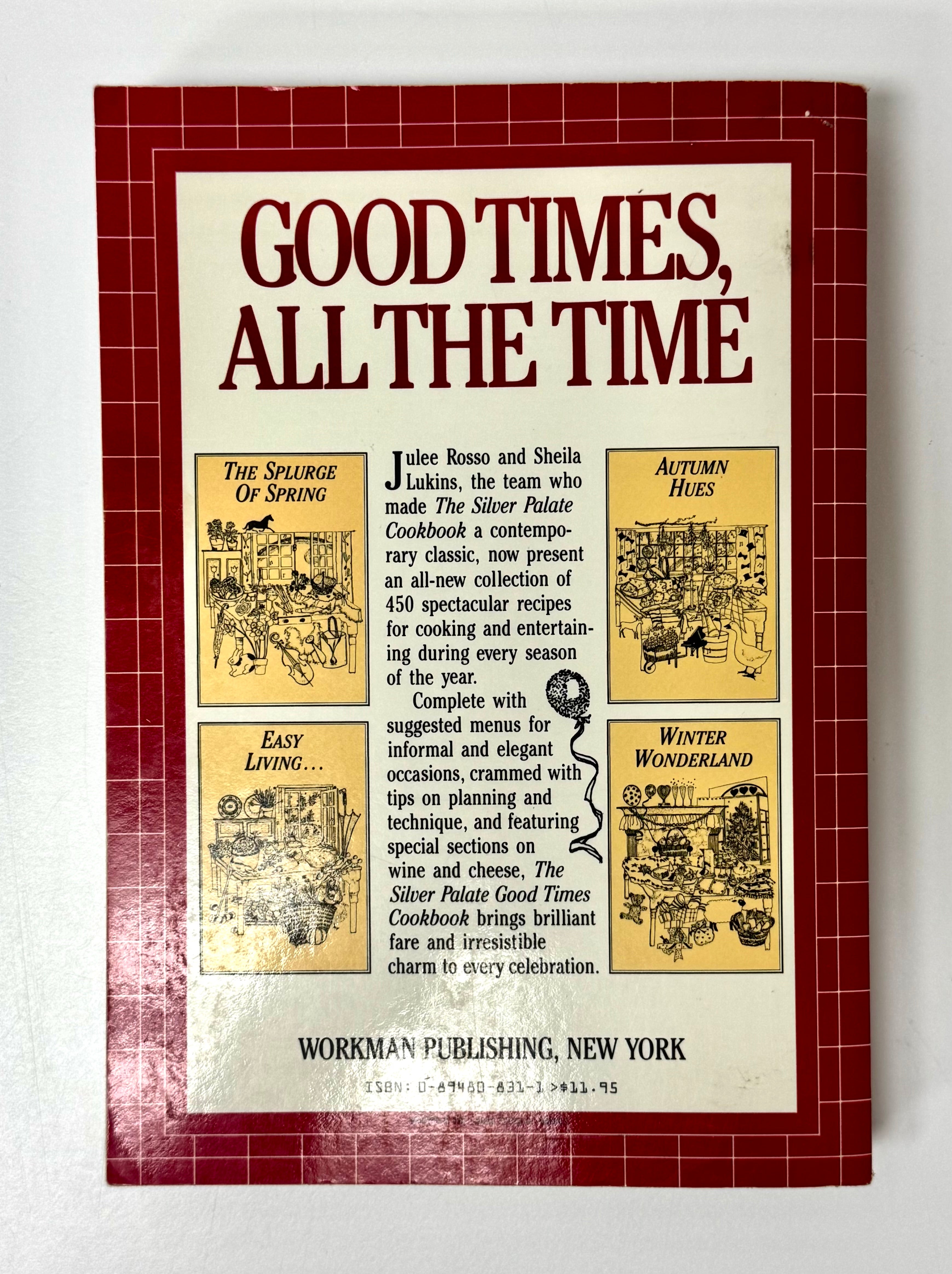 Vintage 'The Silver Palate Good Times Cookbook' Softcover