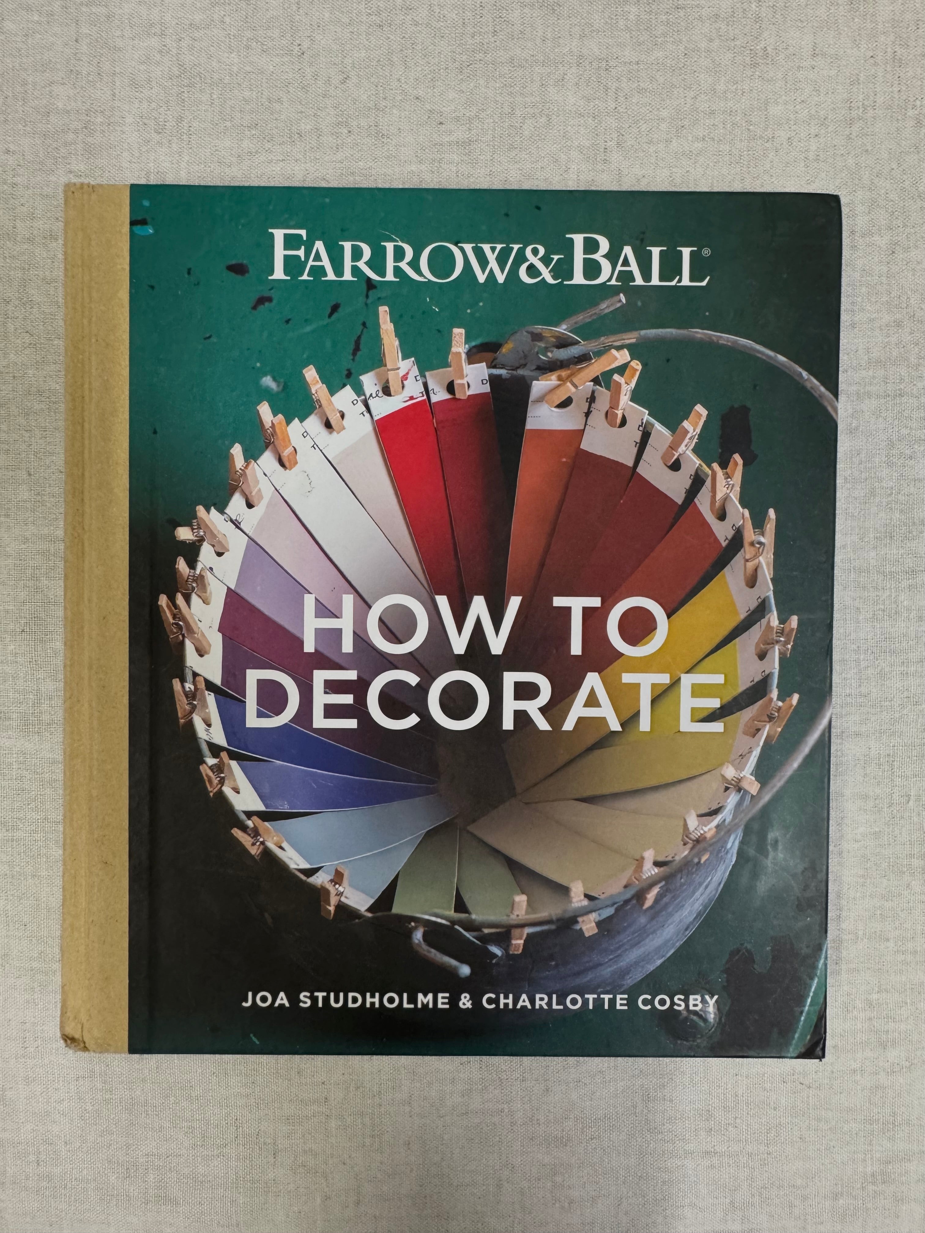 'Farrow & Ball How to Decorate' Hardcover