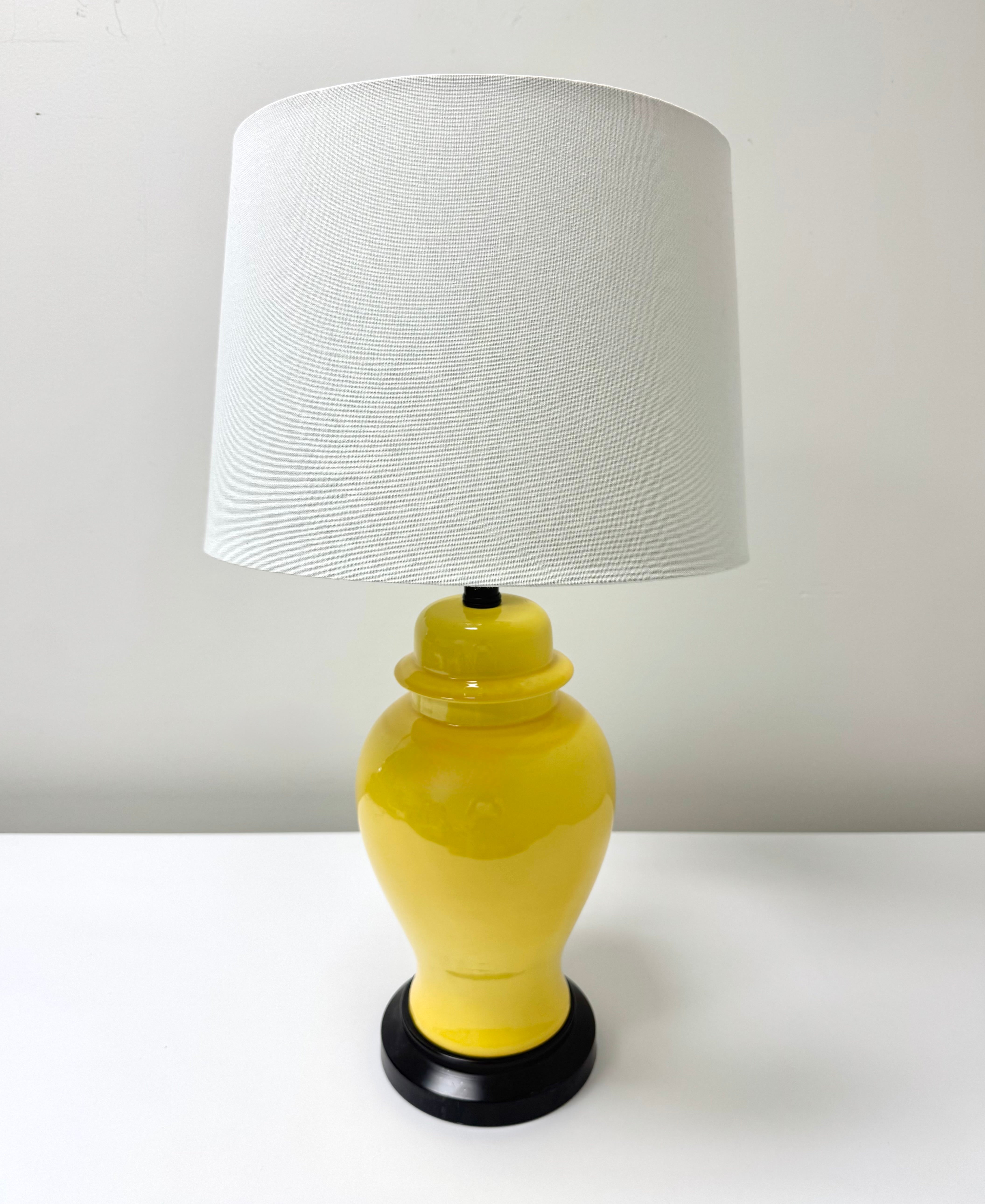 Sunshine Yellow Urn Lamp