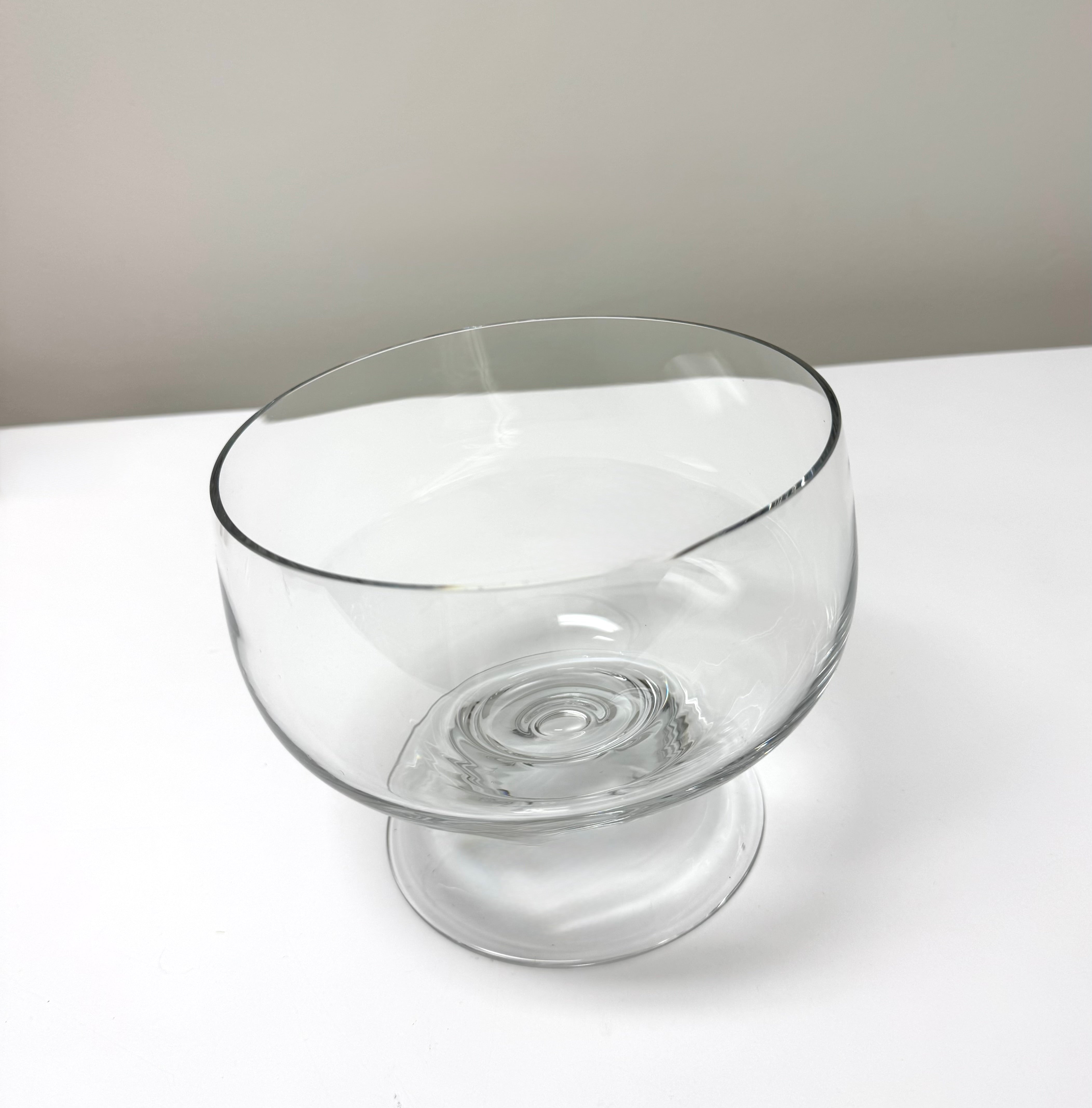 ORREFORS Crystal 'Marianne' 7-1/2" Pedestal Bowl