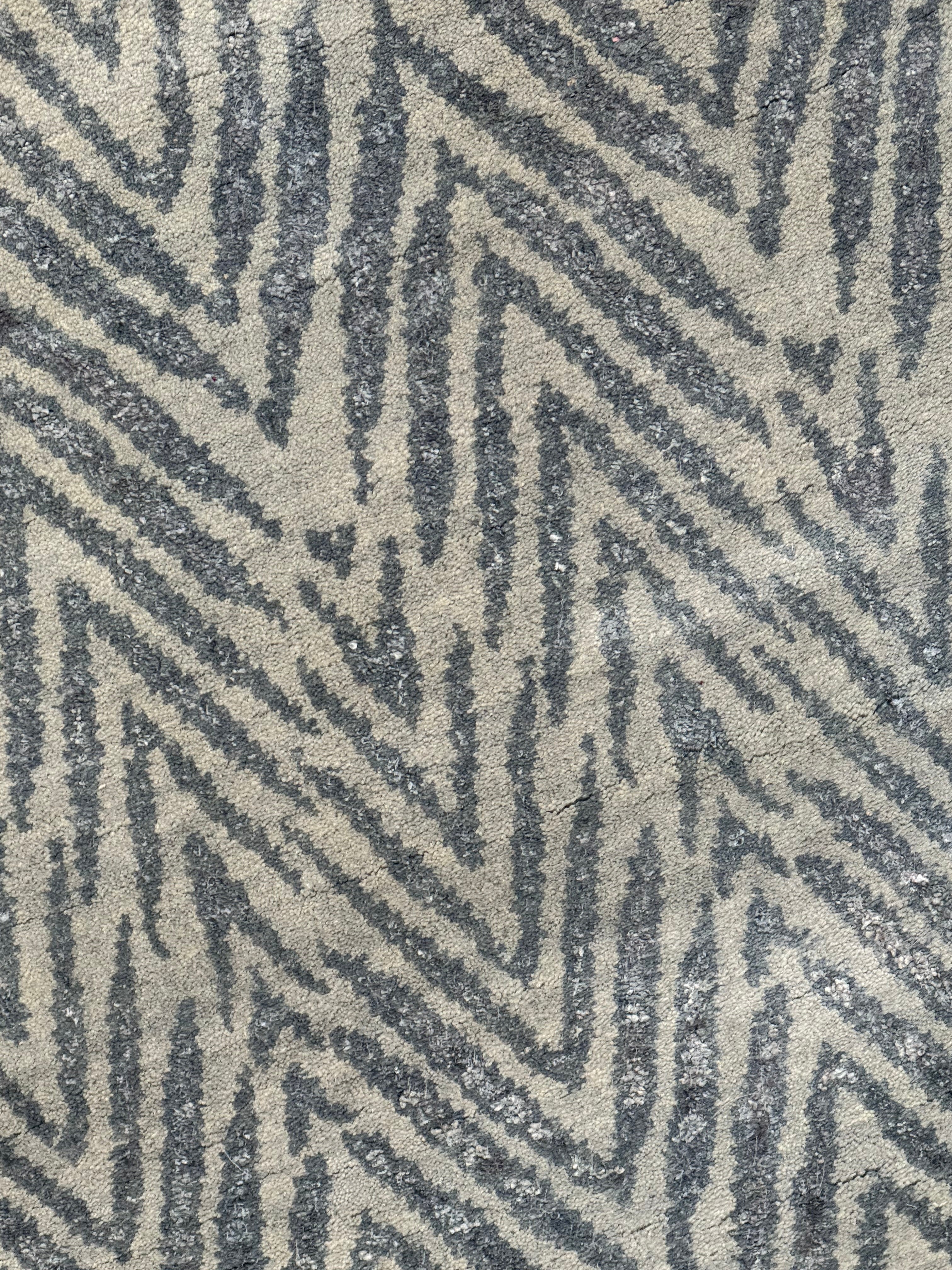 NEW! ELTE 'Arlington' Gray 8' x 10' Wool & Silk Rug