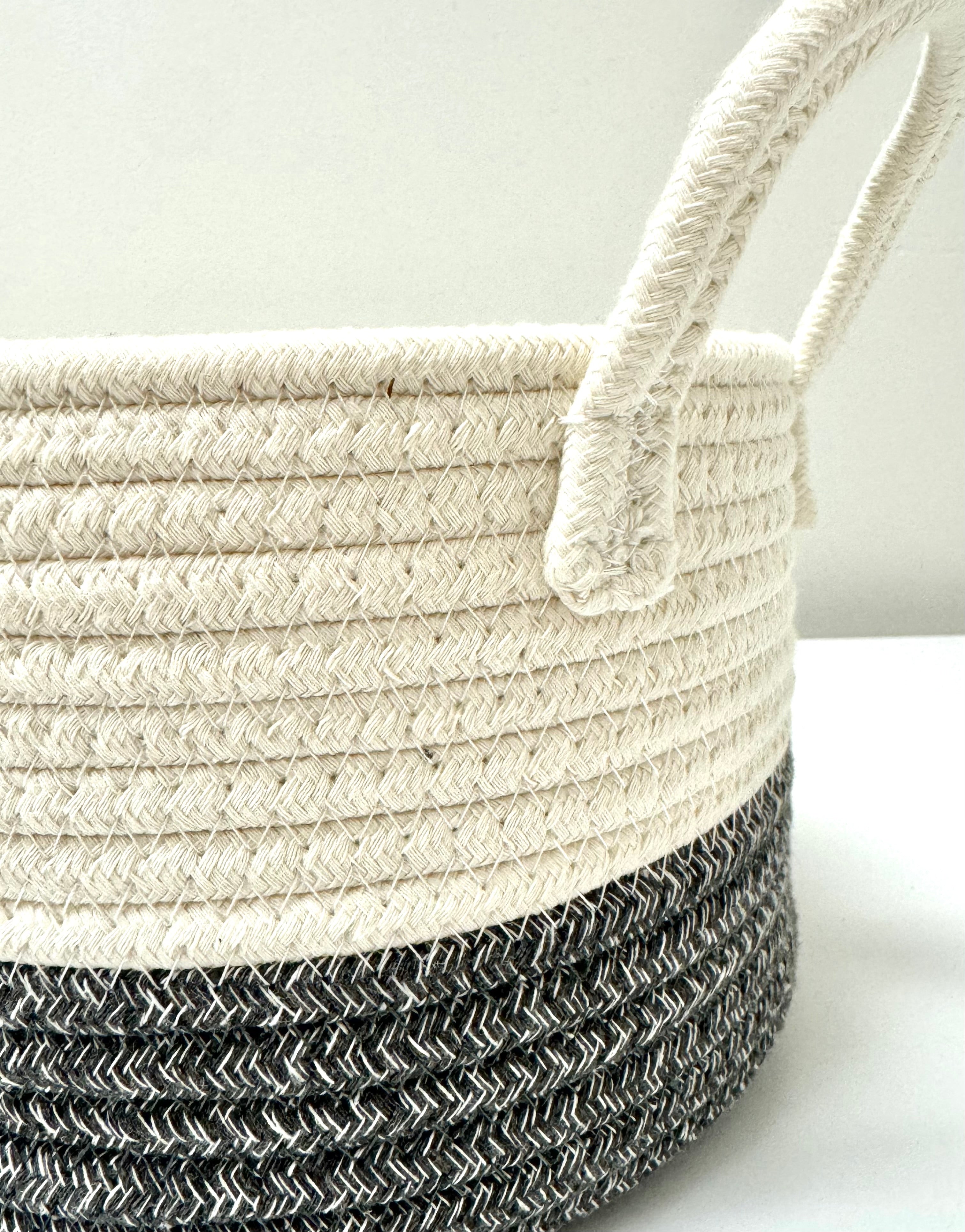 Woven Rope 13" Oblong Basket