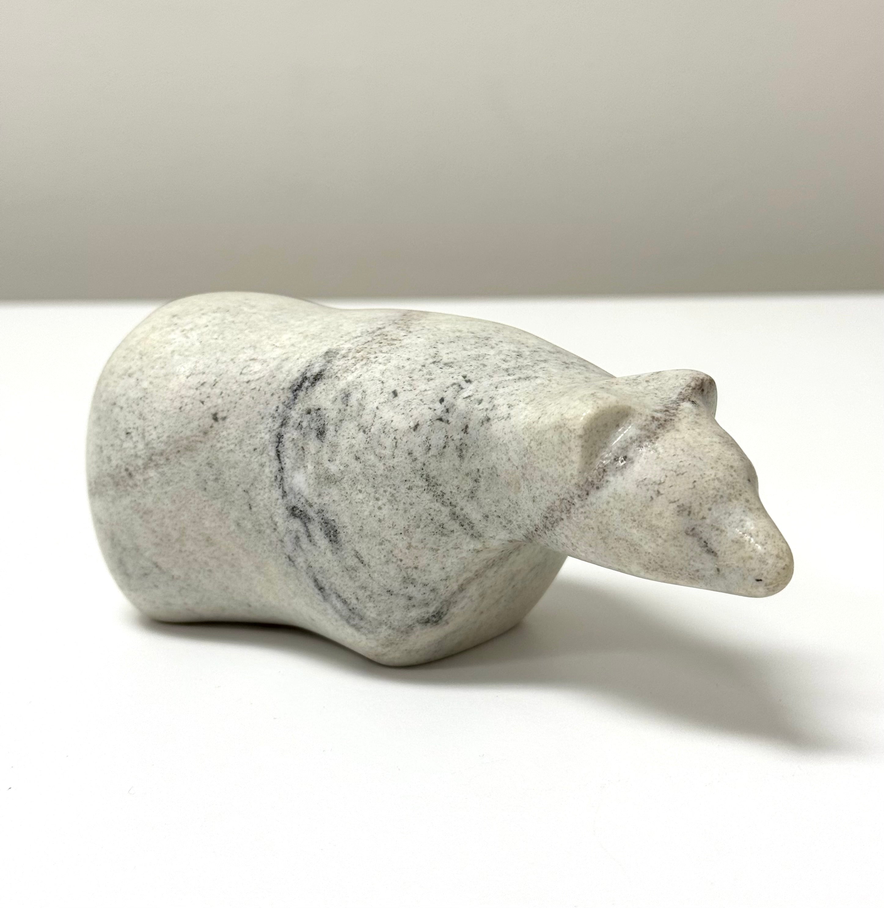 GORDON HOSELTON White Marble Polar Bear