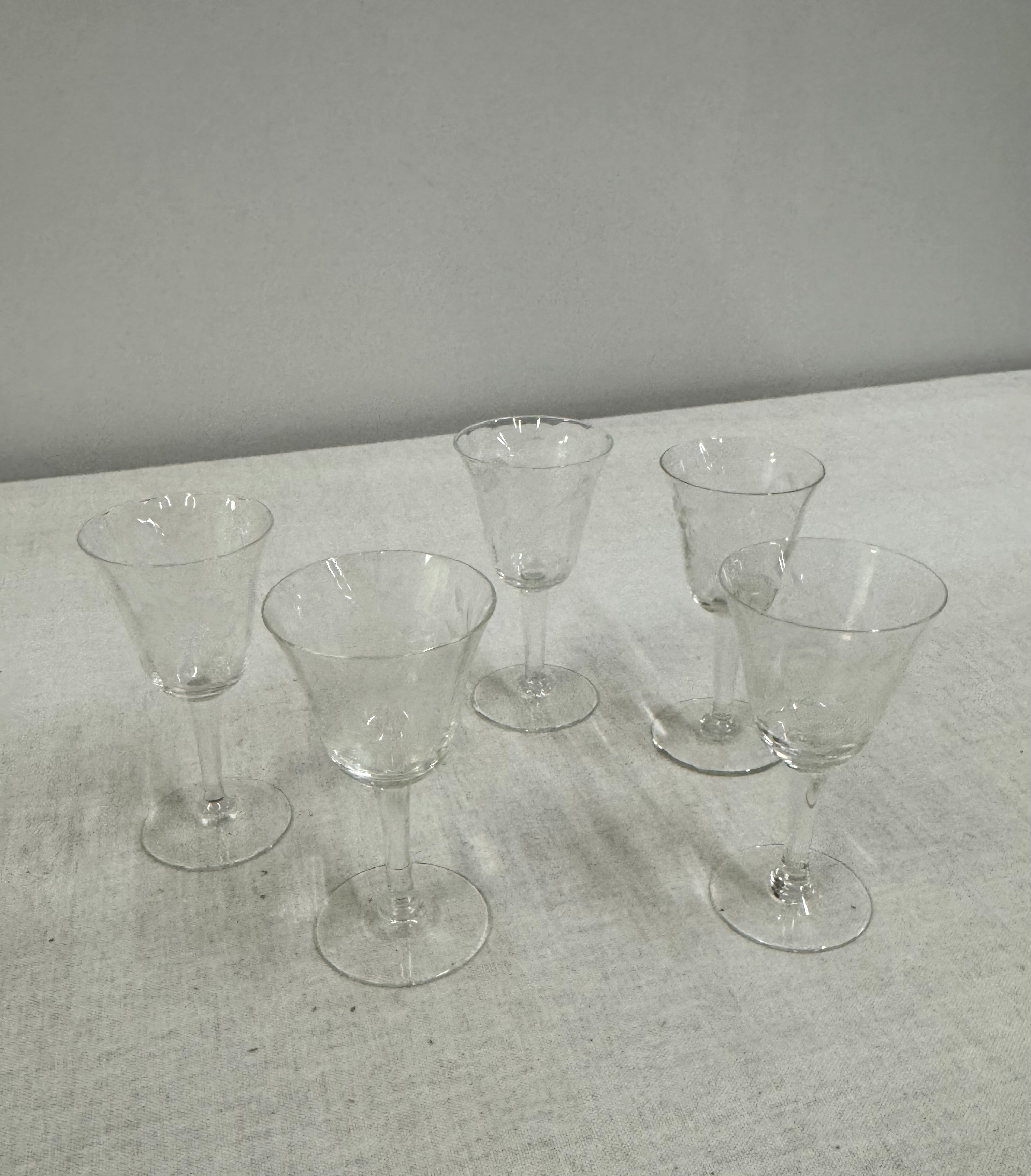 Cornflower Port Glasses Set of 5