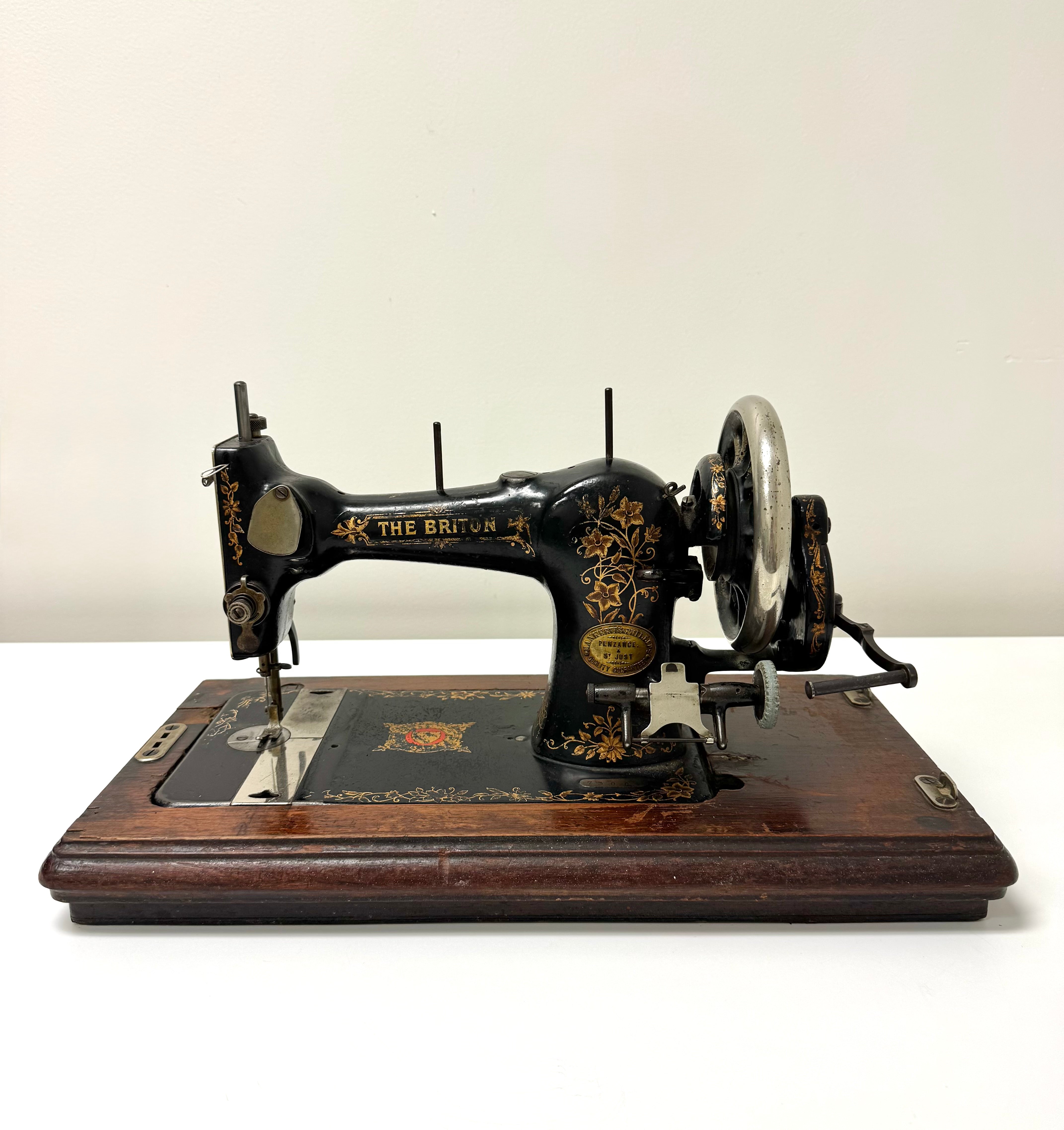 Antique English 'The Briton' Manual Sewing Machine