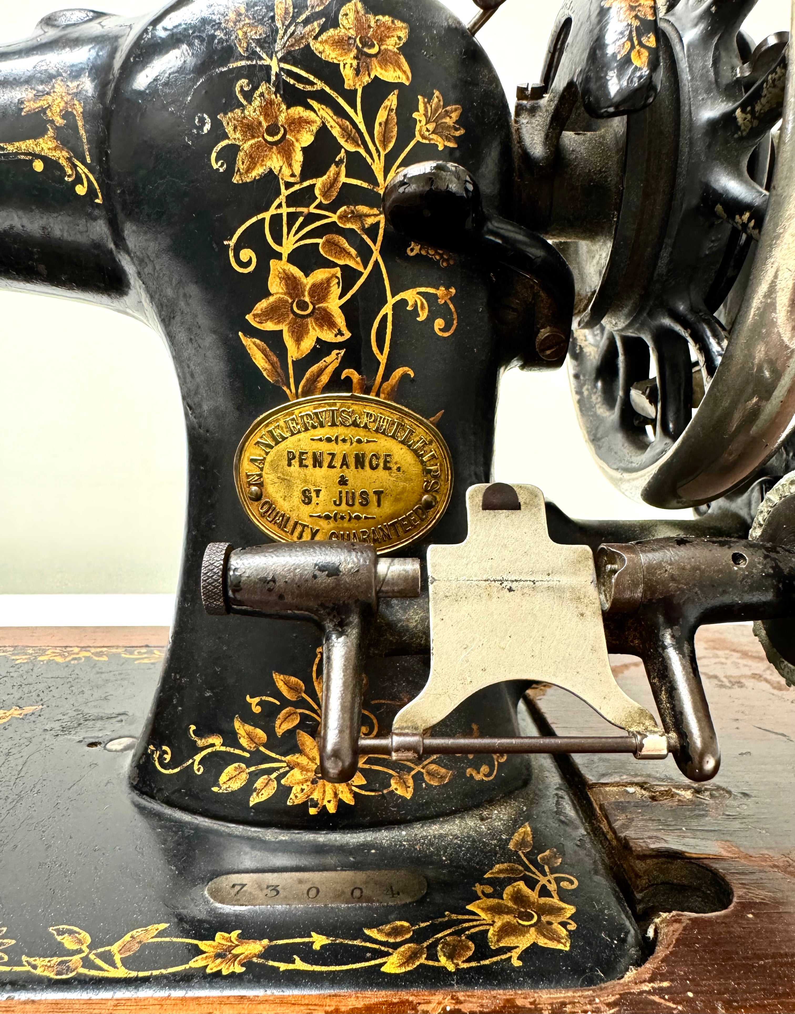 Antique English 'The Briton' Manual Sewing Machine