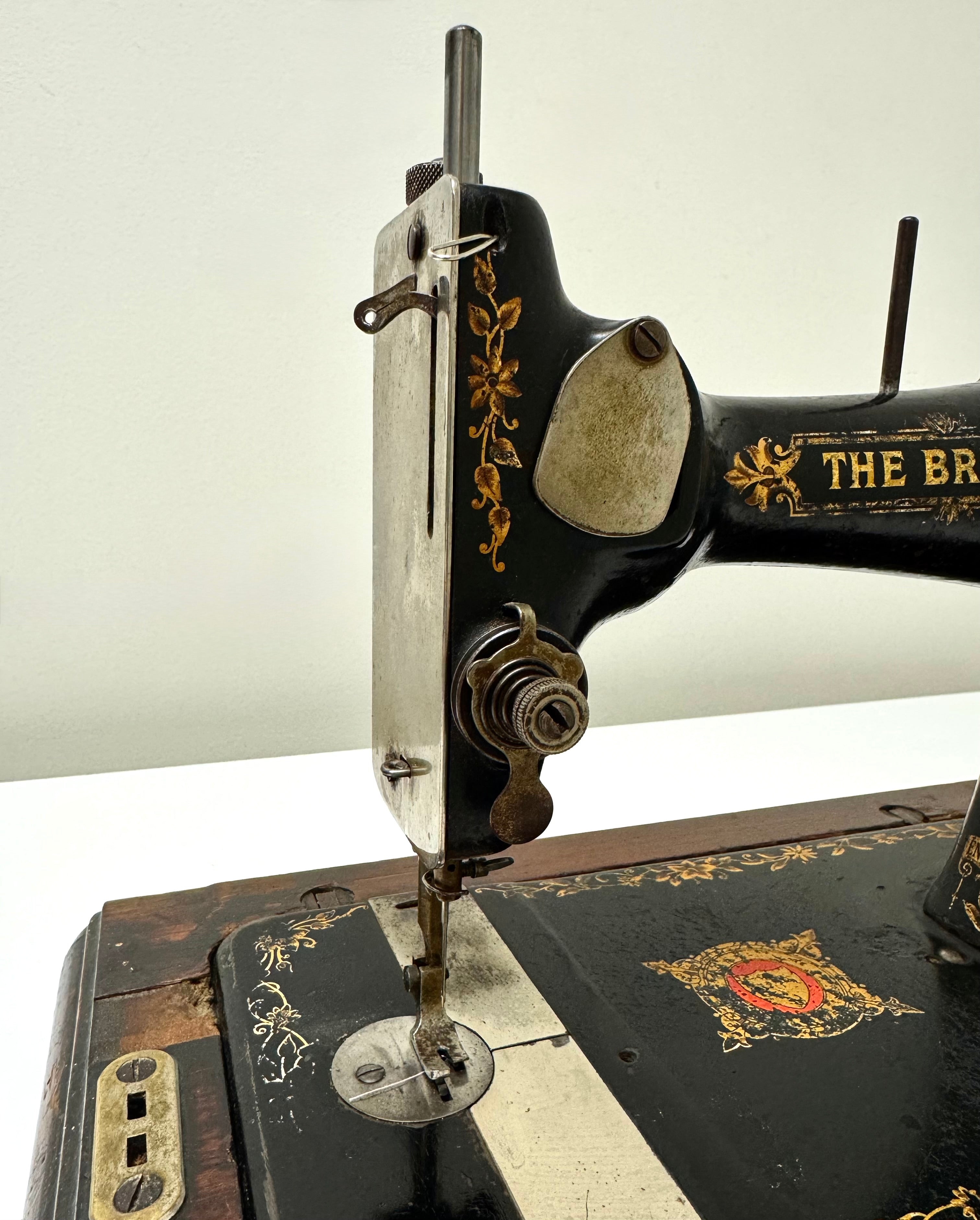 Antique English 'The Briton' Manual Sewing Machine