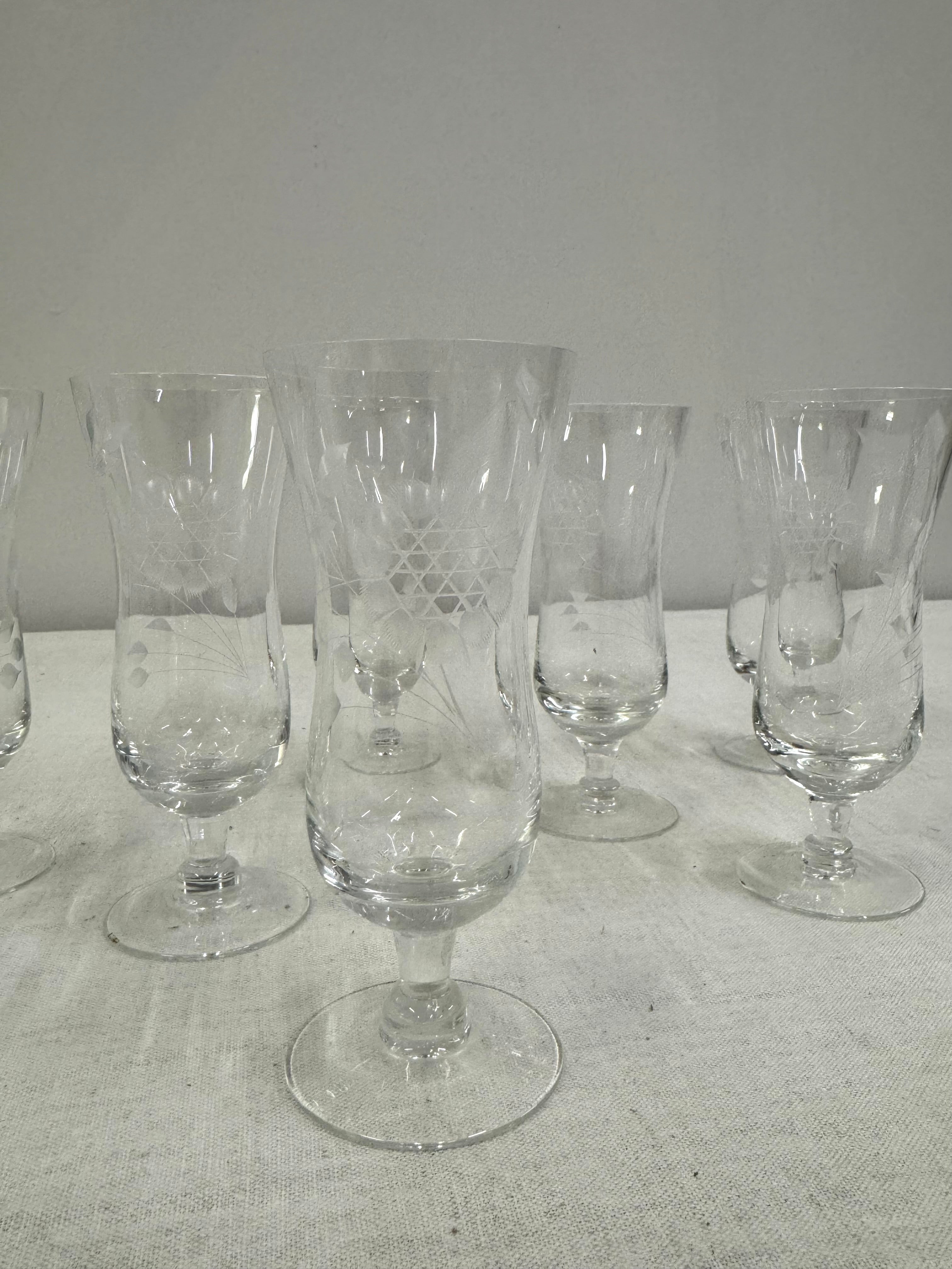 Cornflower Parfait Glasses Set of 8