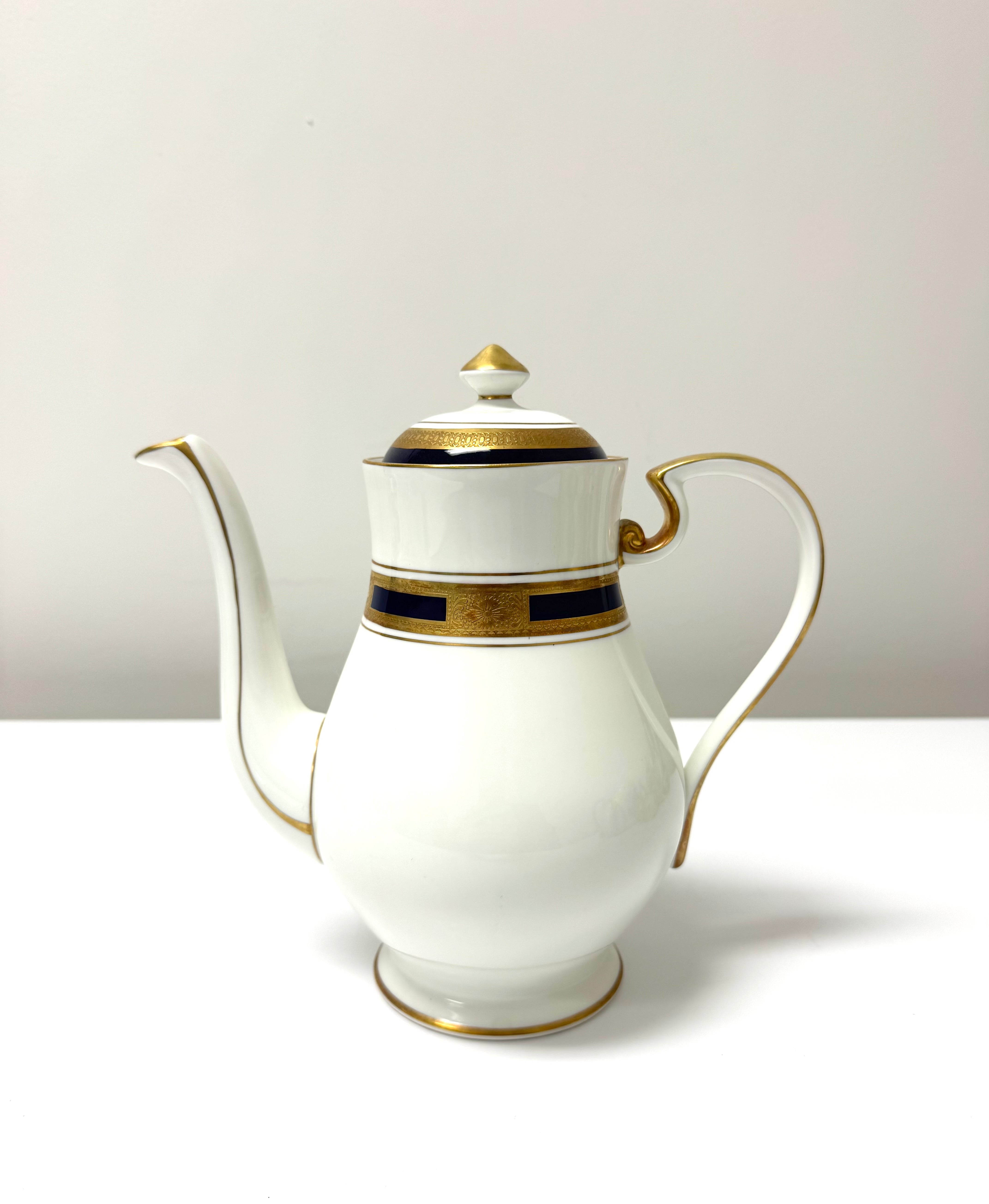 AYNSLEY 'Empress Cobalt' Coffee Pot