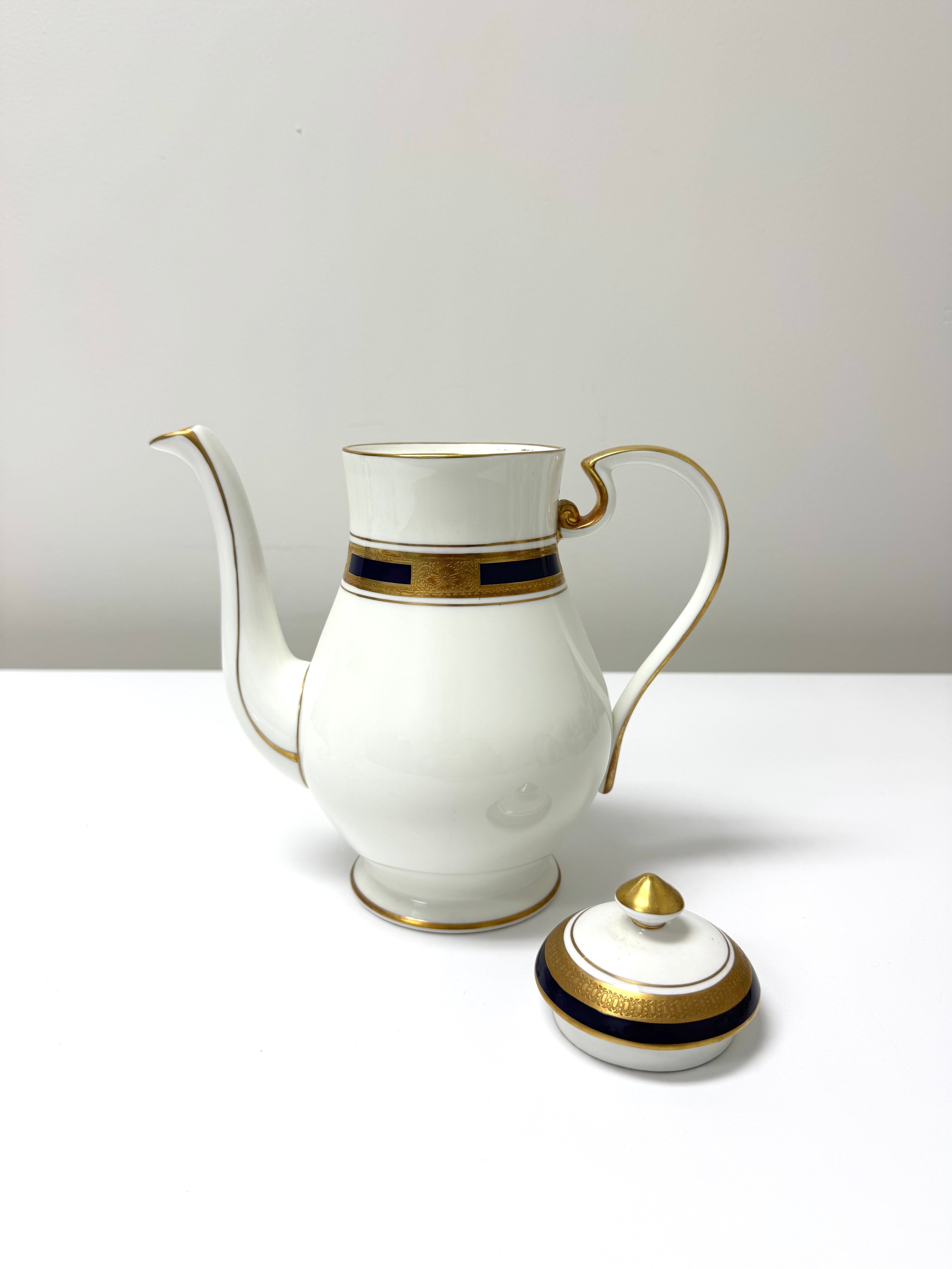 AYNSLEY 'Empress Cobalt' Coffee Pot